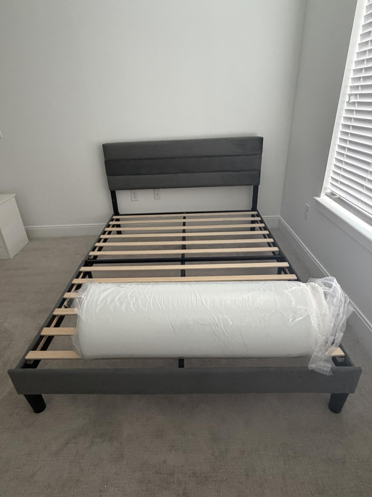 FDW | 8 Inch Twin Mattress | Medium Firm | Gel Memory Foam | White | Dual Construction | Pressure Relief, Cooling Foam, Removable and Washable Cover | Bed in a Box, CertiPUR-US Certified customer photo 2