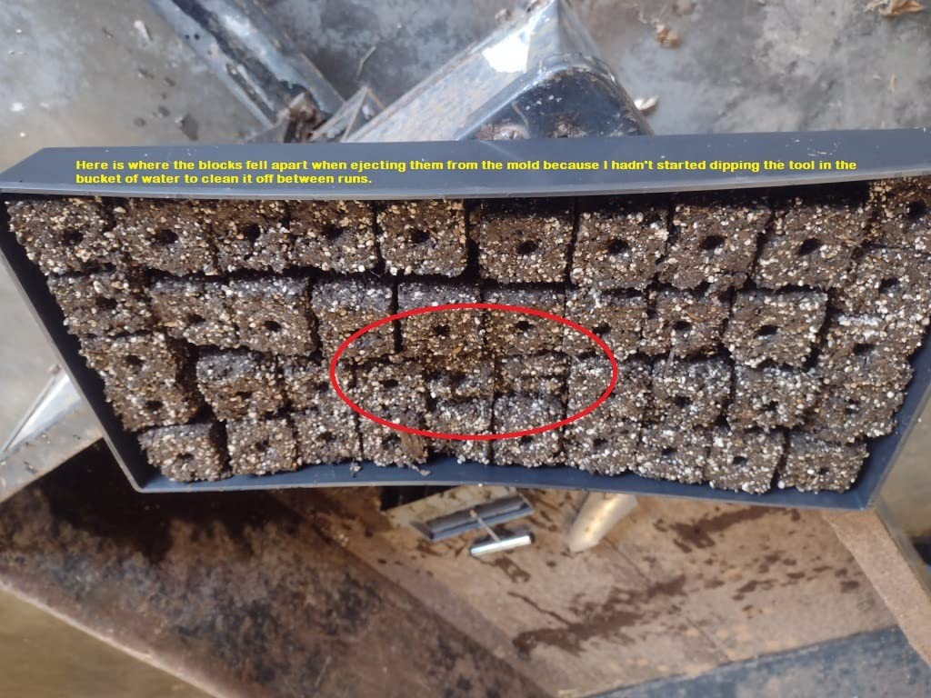 Manual Soil Block Maker Micro Soil Blocker Set 2 inch Soil Block Soil Blocking Tool for Seed Stater Tray customer photo 1