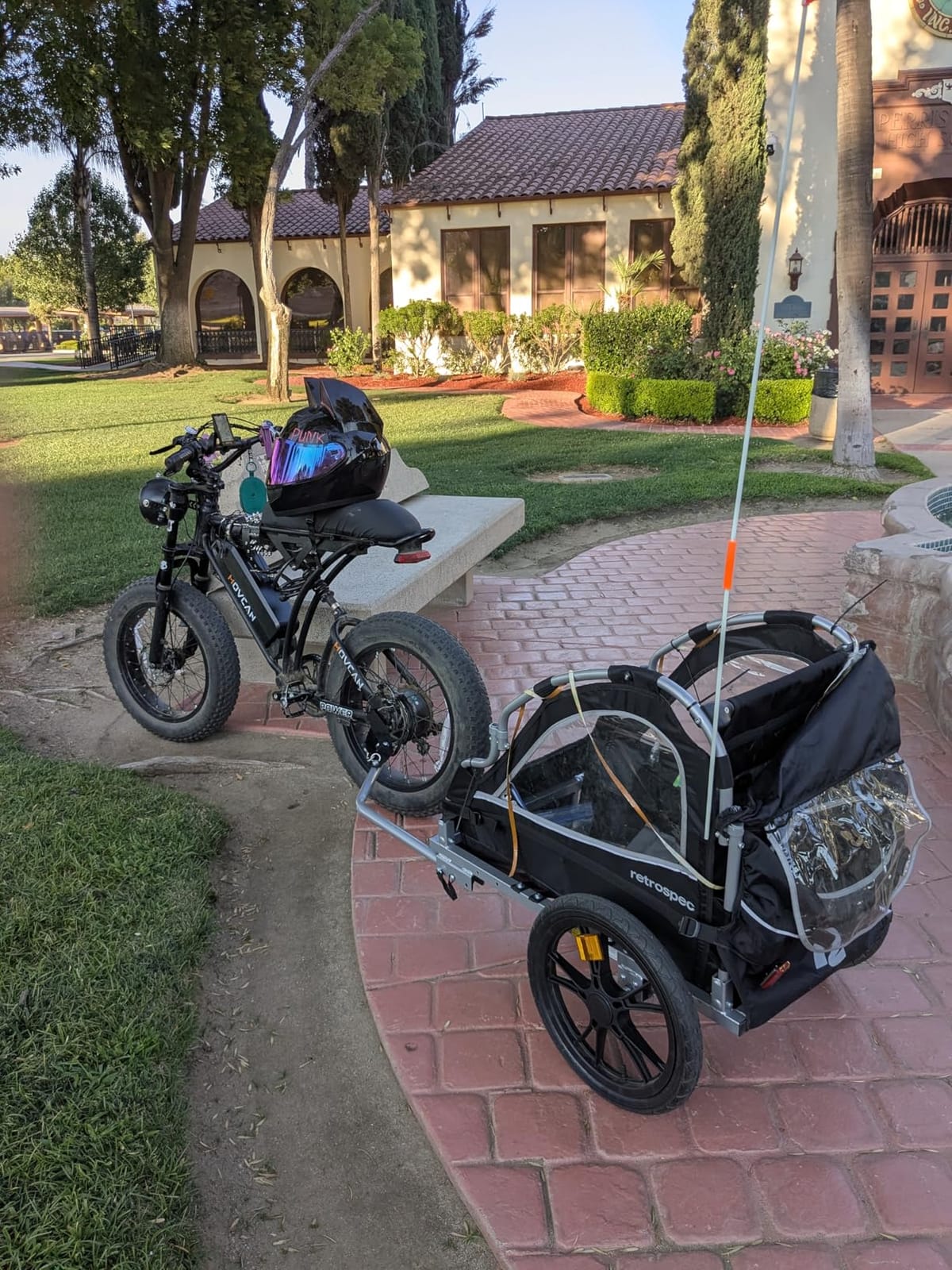 Retrospec Rover Kids Bicycle Trailer Single and Double Passenger Children’s Foldable customer photo 1