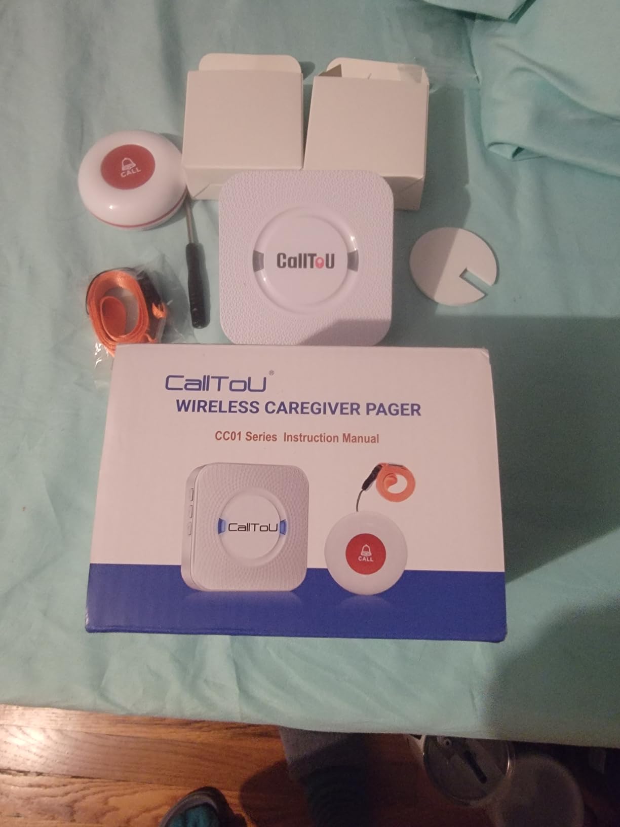 CallToU Caregiver Pager Wireless Alert Button Home Wireless Intercom System customer photo 2