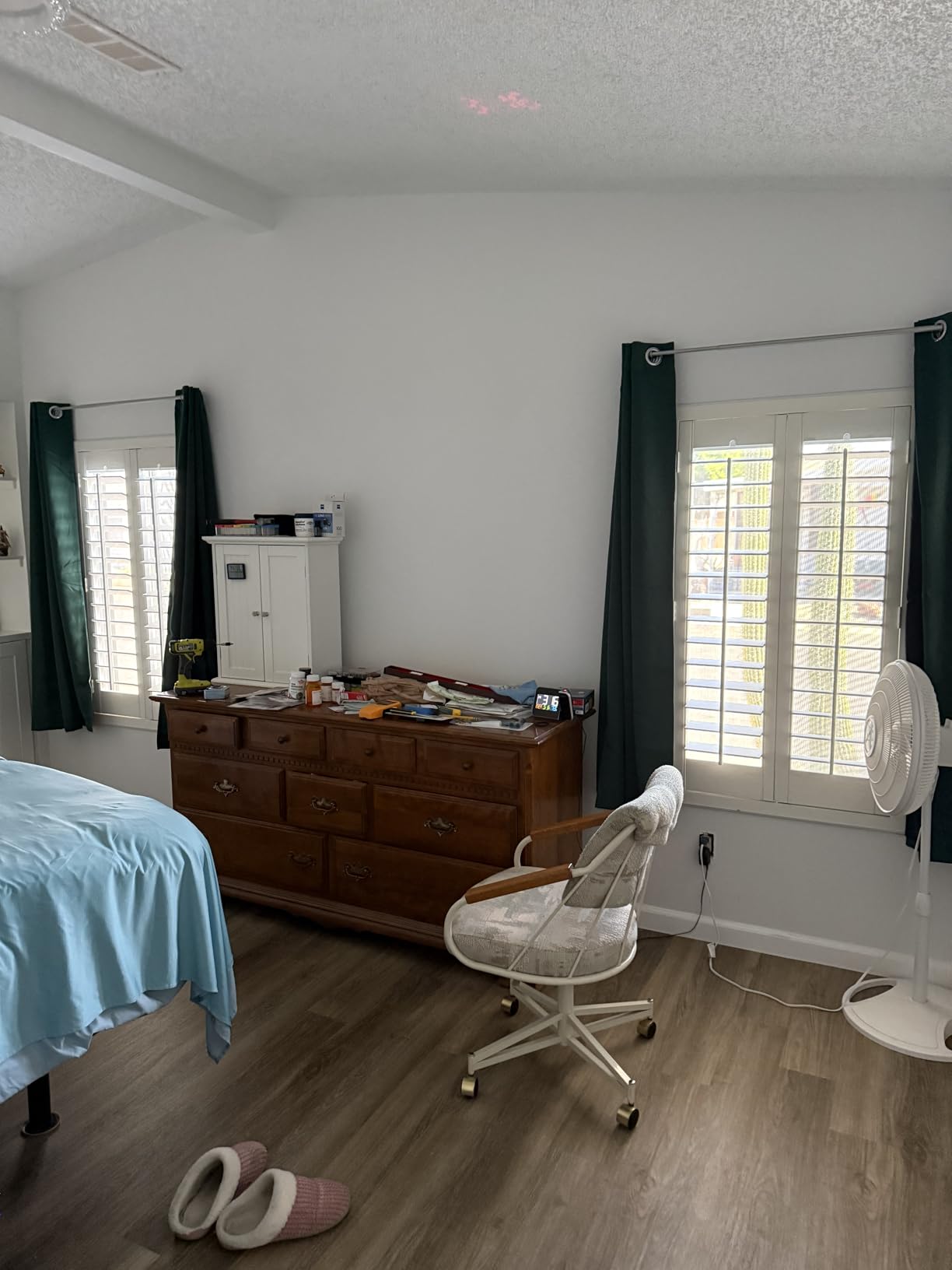 BGment Thermal Insulated 100% Blackout Curtains for Bedroom with Black Liner, Double Layer Full Room Darkening Noise Reducing Grommet Curtain (52 x 63 Inch, Pure White, 2 Panels) customer photo 2