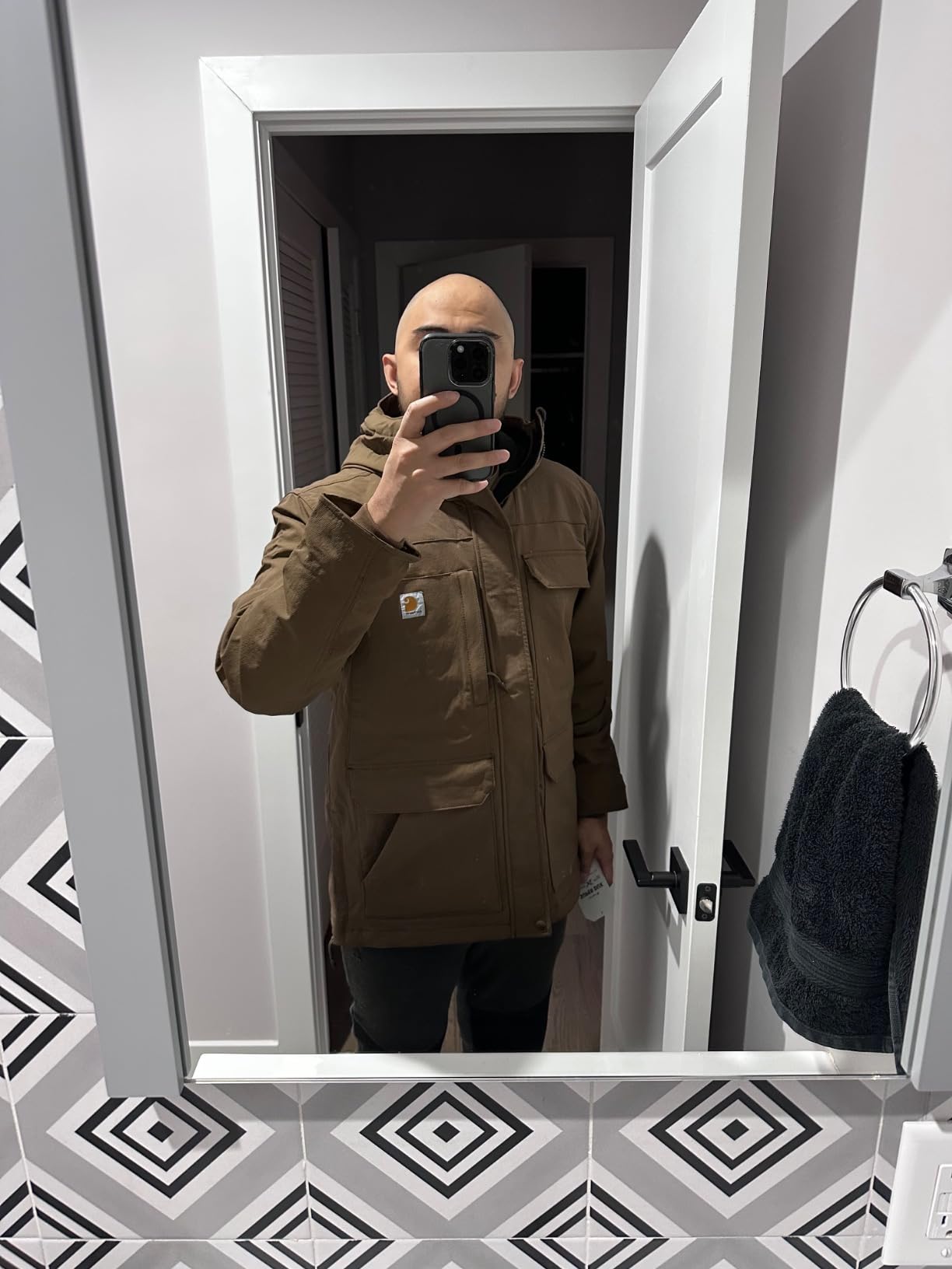Carhartt Men's Super Dux Relaxed Fit Insulated Traditional Coat 105002 customer photo 2