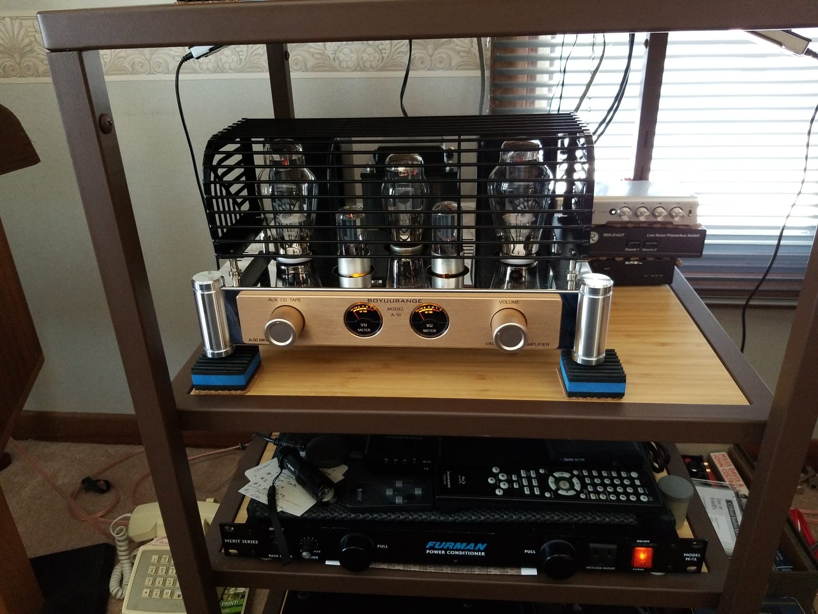 REISONG A50 MKIII 300B HiFi Intergrated Tube Amplifier Single-end Class A Valve Amp with Tube Cage customer photo 1