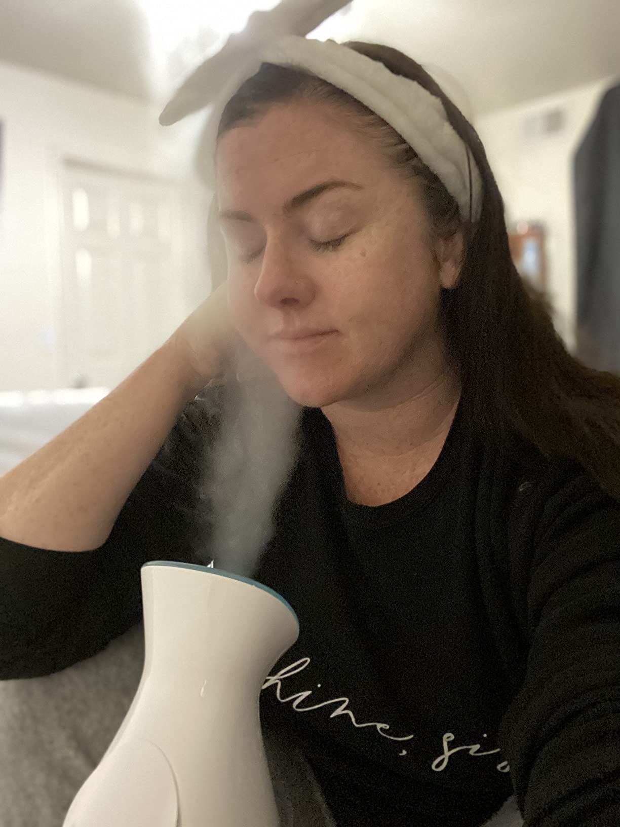Colorfarm Facial Steamer with Nano Ionic Steam for Deep Cleaning Home Spa customer photo 1