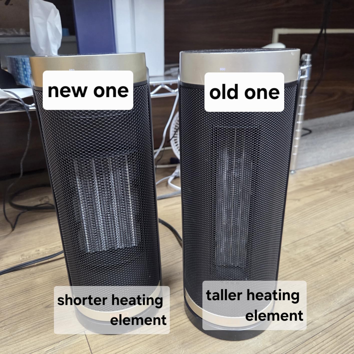 DREO Space Heaters for Indoor Use with Thermostat, 1500W Electric Heaters customer photo 2
