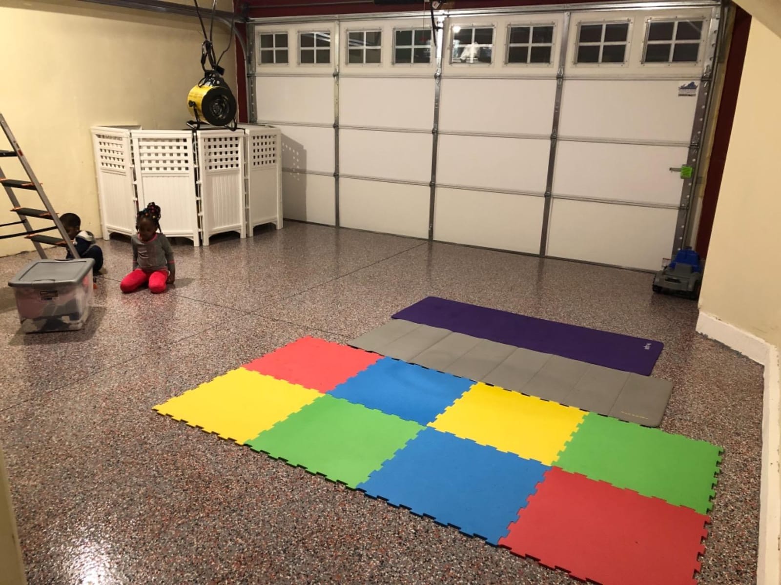 Colored Epoxies Dove Gray Garage Floor Epoxy Kit, 3 Epoxy Resin Gallon customer photo 1