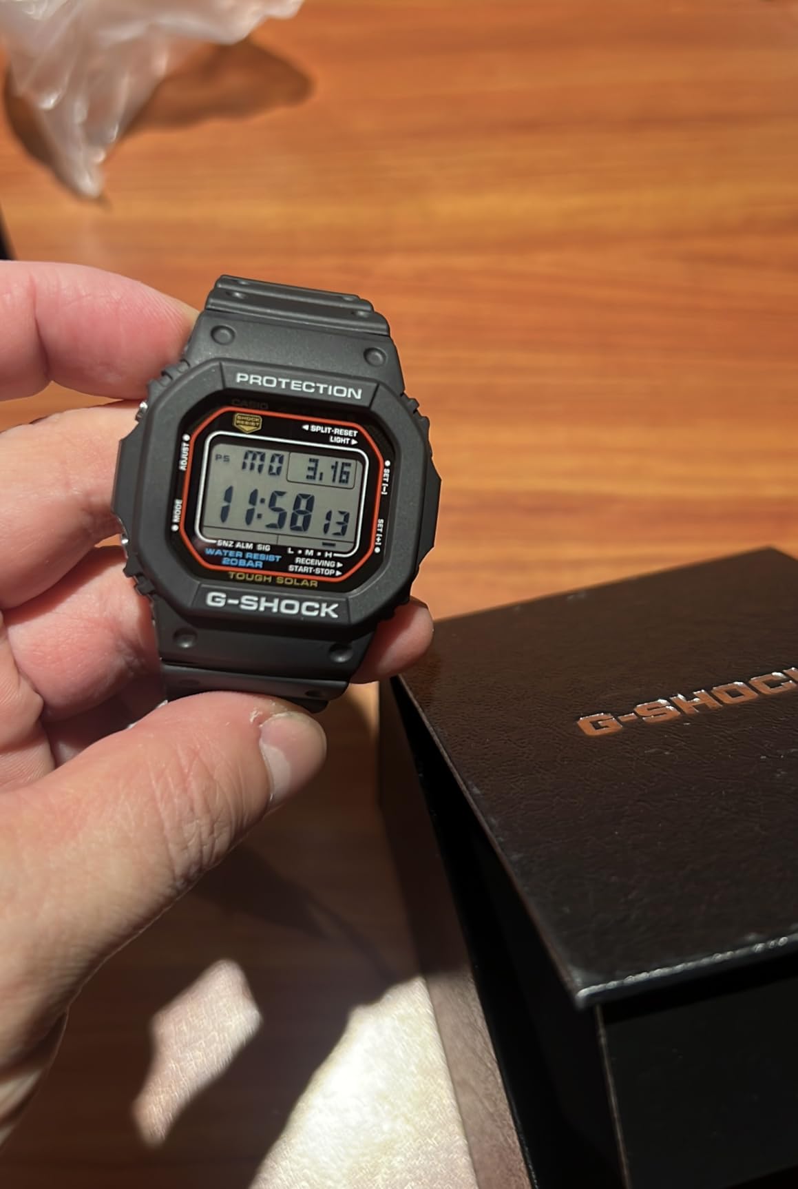 CASIO G-Shock GW-M5610U-1JF [20 ATM Water Resistant Solar Radio Wave GW-M5610 Series] Shipped from Japan customer photo 1