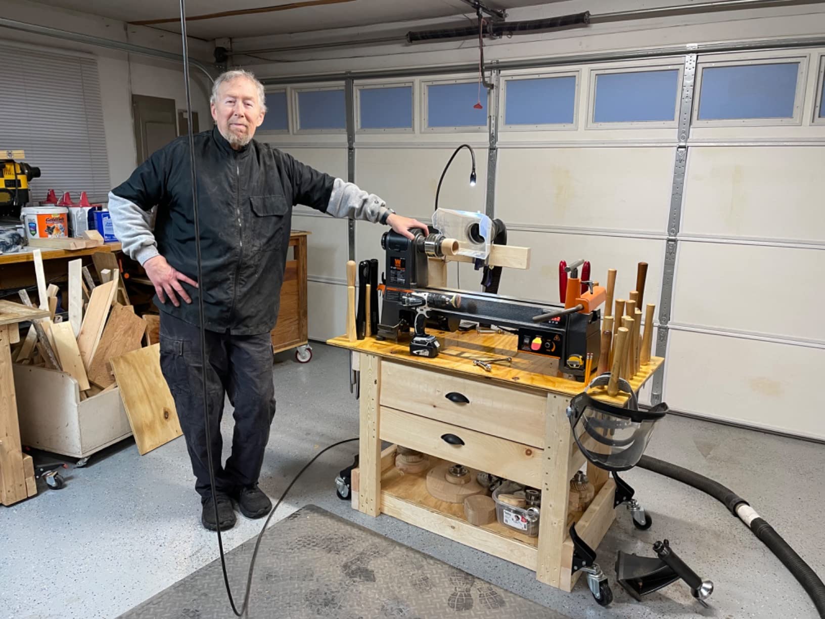 WEN 34035 6-Amp 14-Inch by 20-Inch Variable Speed Benchtop Wood Lathe customer photo 1