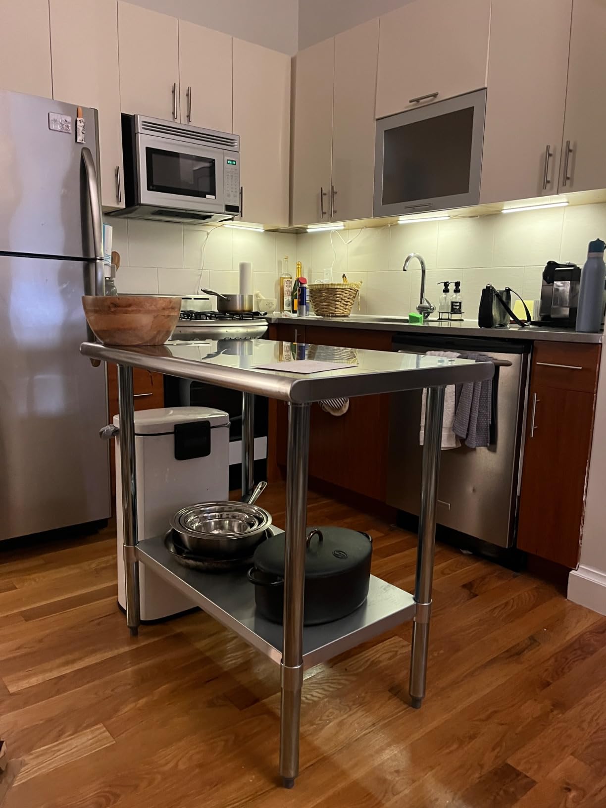 STABLEINK Stainless Steel Prep Table with Undershelf 60x24 Inches 5ft customer photo 2