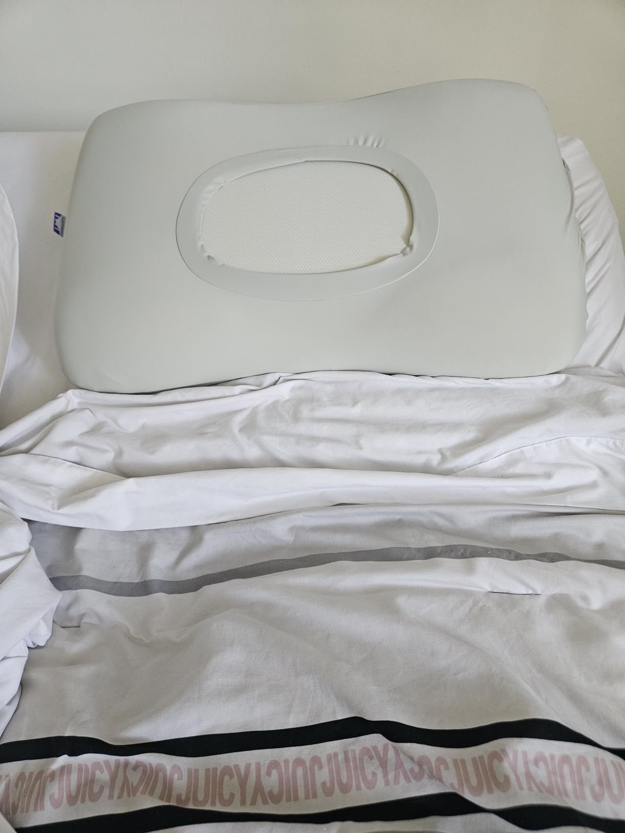 C CUSHION LAB Deep Sleep Pillow, Patented Ergonomic Contour Design for Side & Back Sleepers, Orthopedic Cervical Shape Gently Cradles Head & Provides Neck Support & Shoulder Pain Relief - Calm Grey customer photo 1