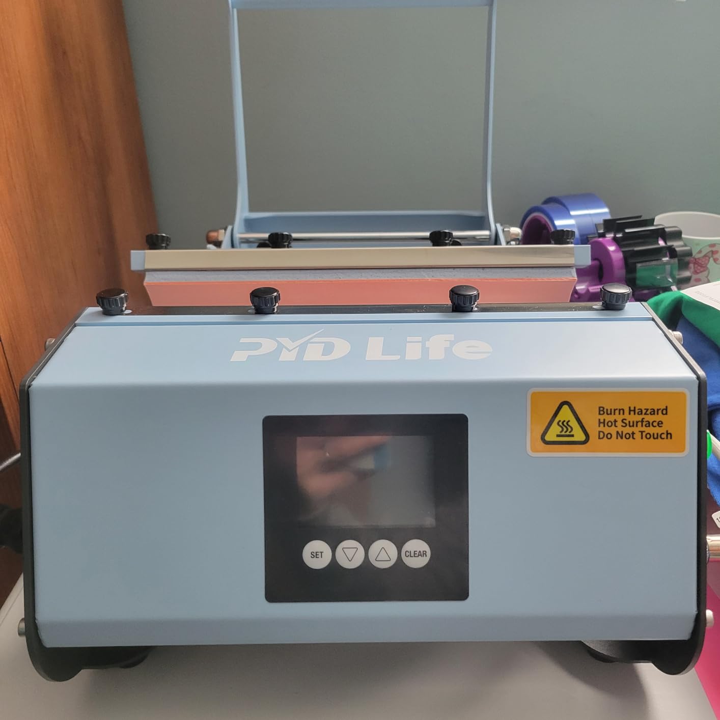 PYD Life 30 OZ 20 OZ Tumbler Heat Press Machine 110 V Light Blue customer photo 2