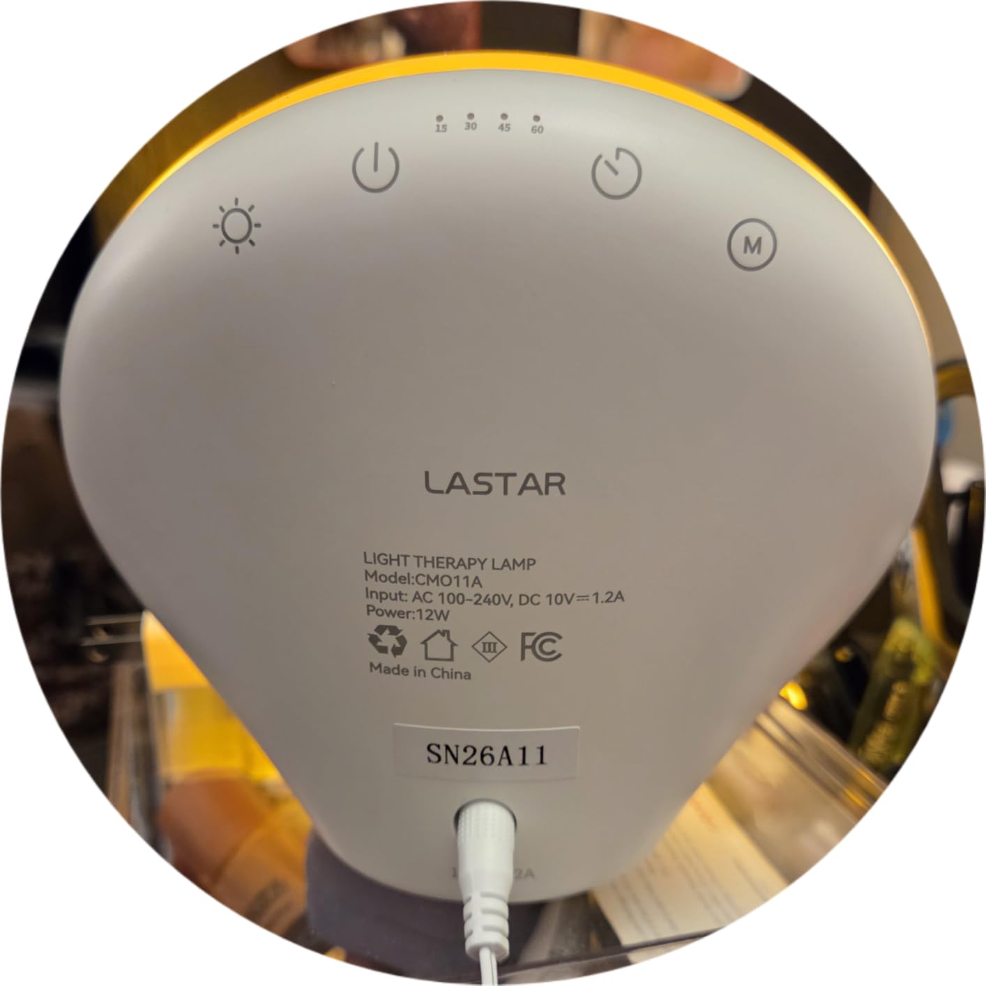 LASTAR Sun Lamp, 10,000 Lux Sunlight Lamp with 4 Color Temperatures & 5 Brightness & 1H Timer, Touch Control Daylight Lamp with Memory Function for Home customer photo 2