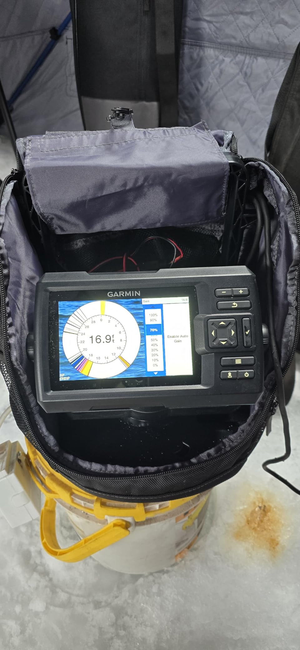 Garmin Striker Vivid 5cv,Portable Ice Fishing Bundle w/GT8HW-IF customer photo 2