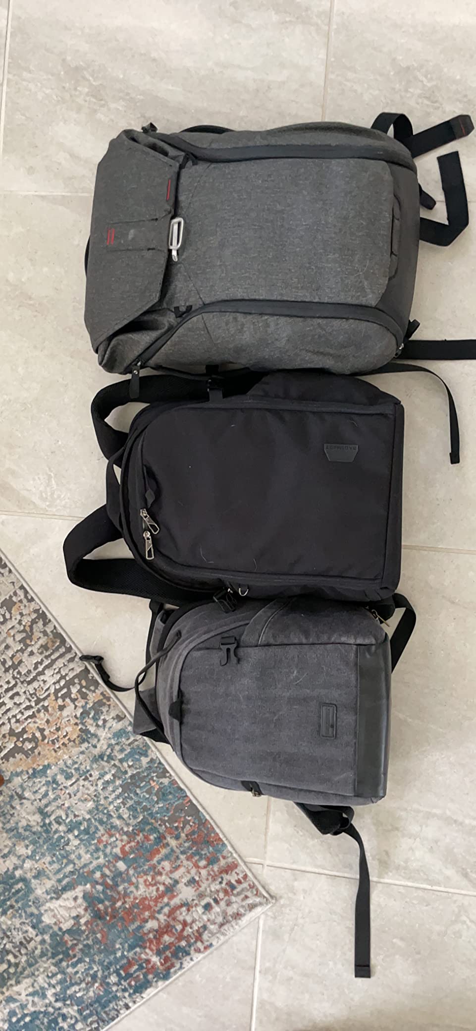 BAGSMART Camera Backpack, DSLR SLR Camera Bag Backpack Fits 15.6 Inch Laptop,Anti-Theft Waterproof Camera Case for Photographers,Men Women,with Rain Cover,Tripod Holder,Black customer photo 2
