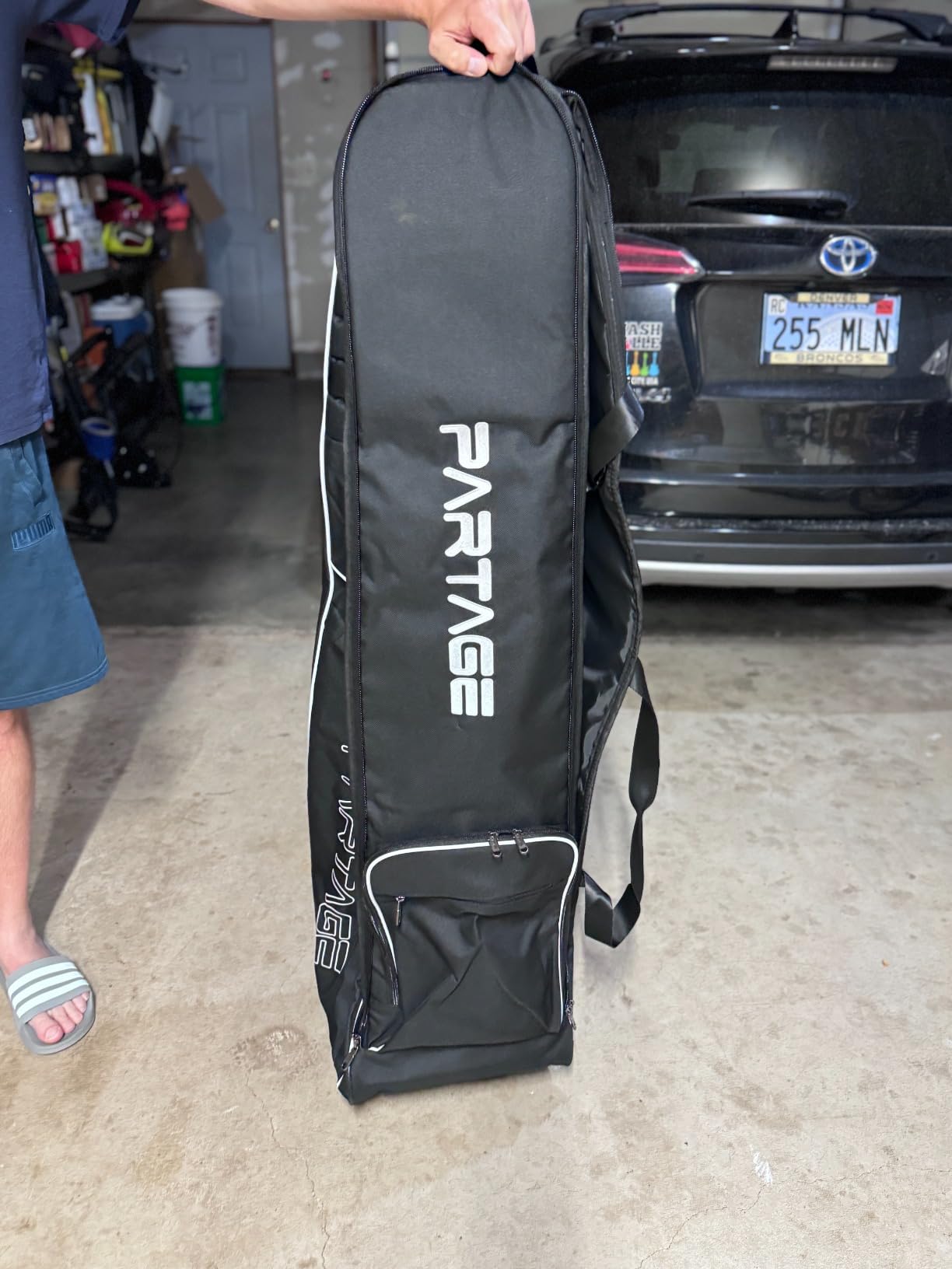 Partage Golf Travel Bag with Wheels, Airline Travel Case, 900D Oxford customer photo 2