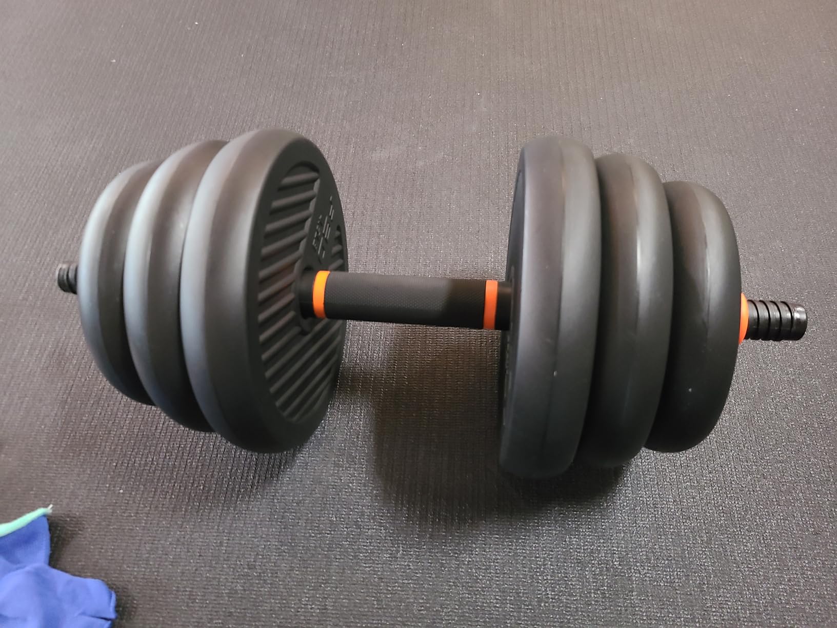 FEIERDUN DS2 Adjustable Dumbbells, 20/30/40/45/70/90lbs Free Weight Set with Connector, 5 in1 Dumbbells Set Used as Barbell, Kettlebells, Push up Stand, Weight Plate, Fitness Exercises for Home Gym Suitable Men/Women customer photo 1