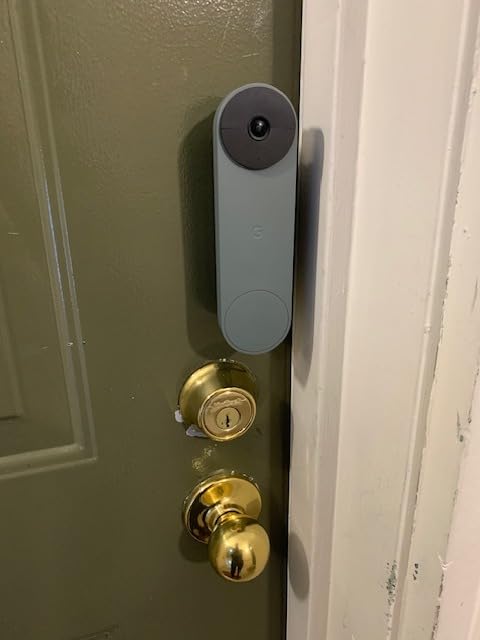 Google Nest Doorbell (Battery) - Snow customer photo 1