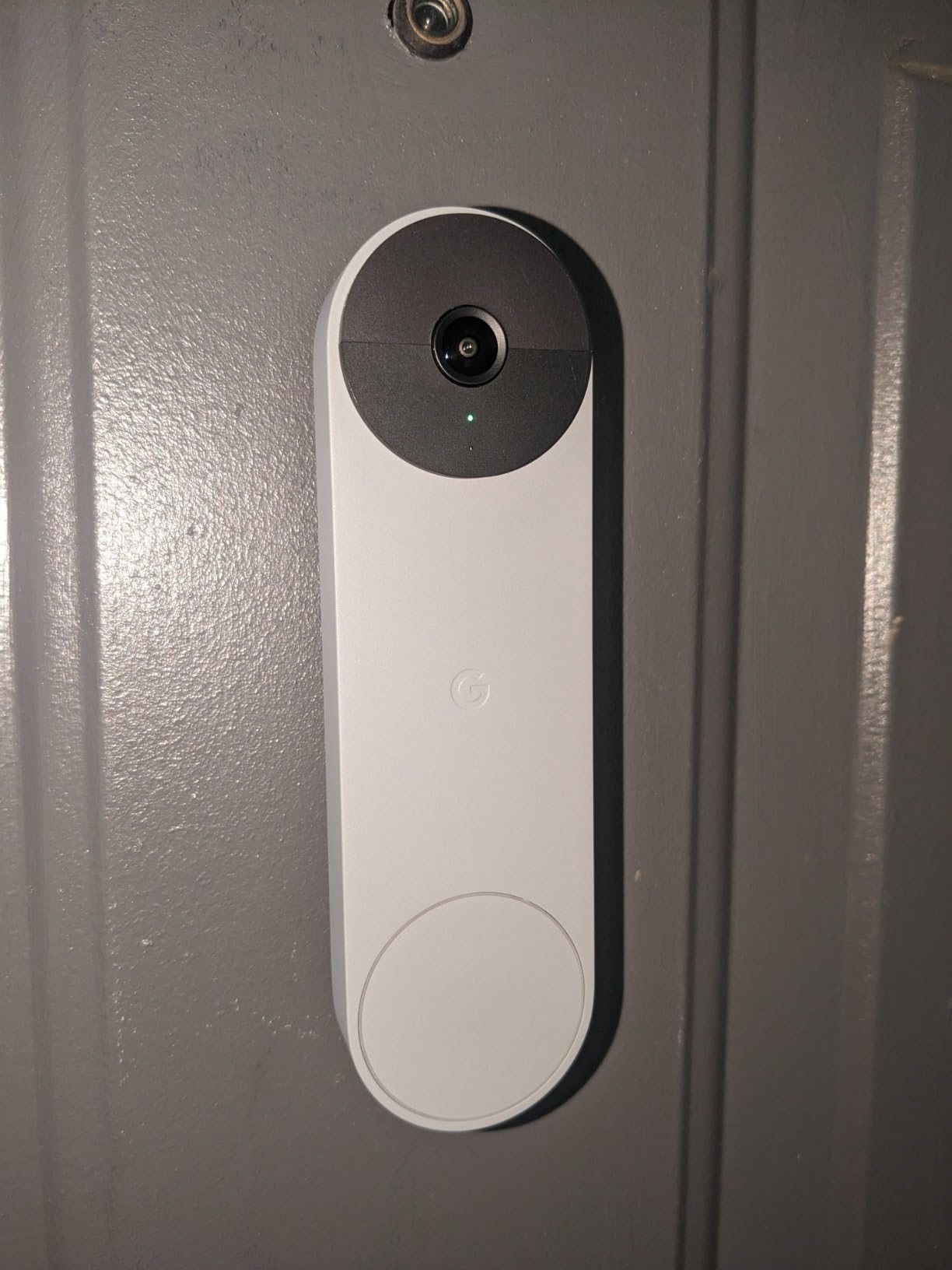 Google Nest Doorbell (Battery) - Snow customer photo 2