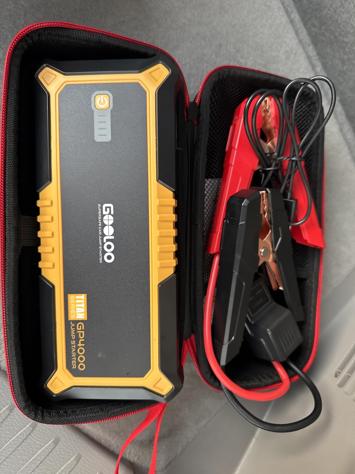 GOOLOO GP4000 Jump Starter - 4000A 12V Car Battery Jumper Starter Portable customer photo 2