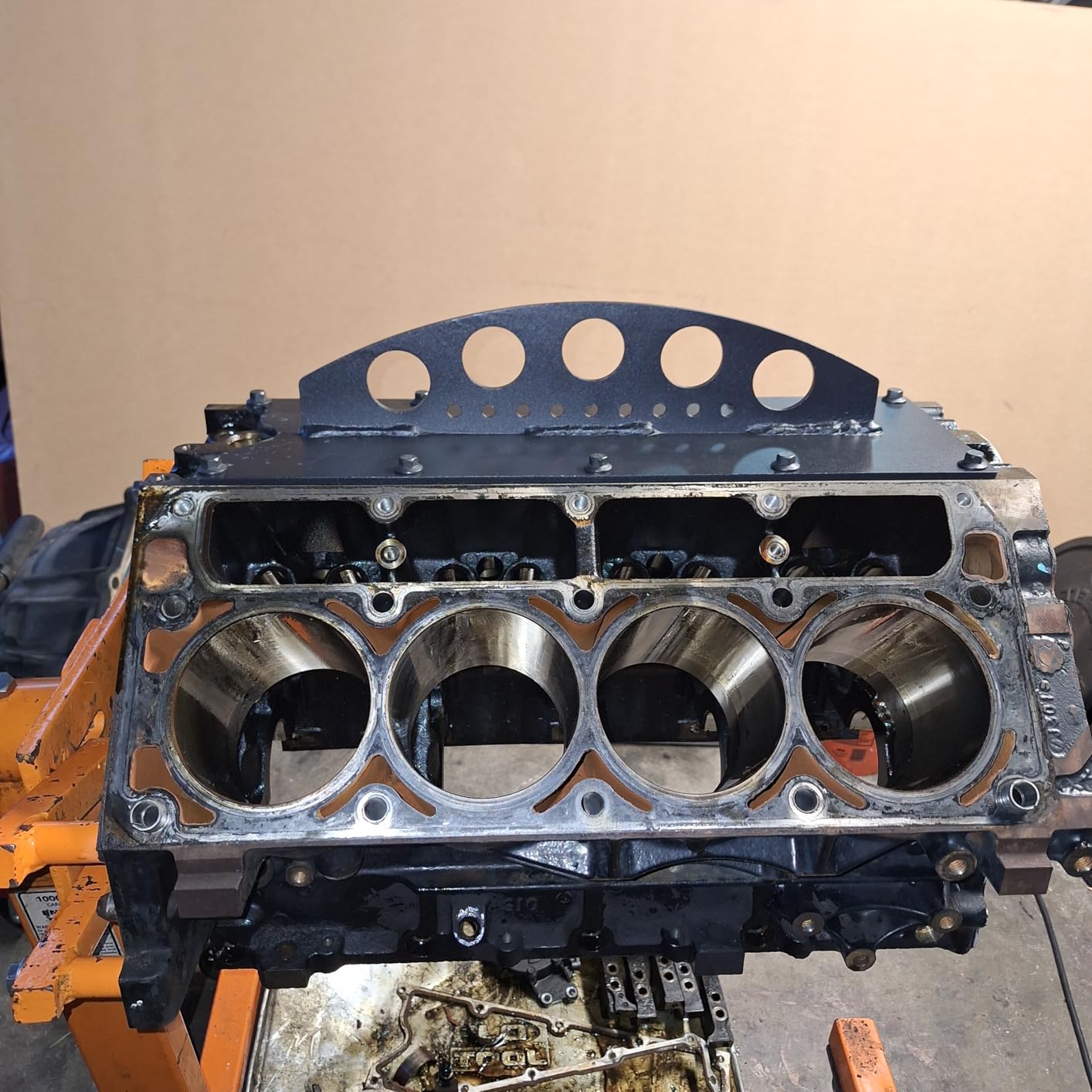LS Engine Lift Plate Engine Hoist Picker Crane Lift Plate Fit for Chevy LS Series LSX LS LS1 LS2 LS3 LQ4 6.0 6.2 5.3 4.8 Gen III 3 customer photo 2
