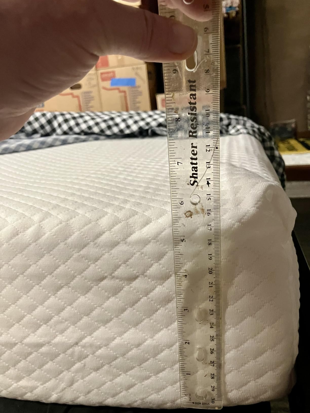 FDW | 8 Inch Queen Mattress | Medium Firm | Gel Memory Foam | White | Dual Construction | Pressure Relief, Cooling Foam, Removable and Washable Cover | Bed in a Box, CertiPUR-US Certified customer photo 2
