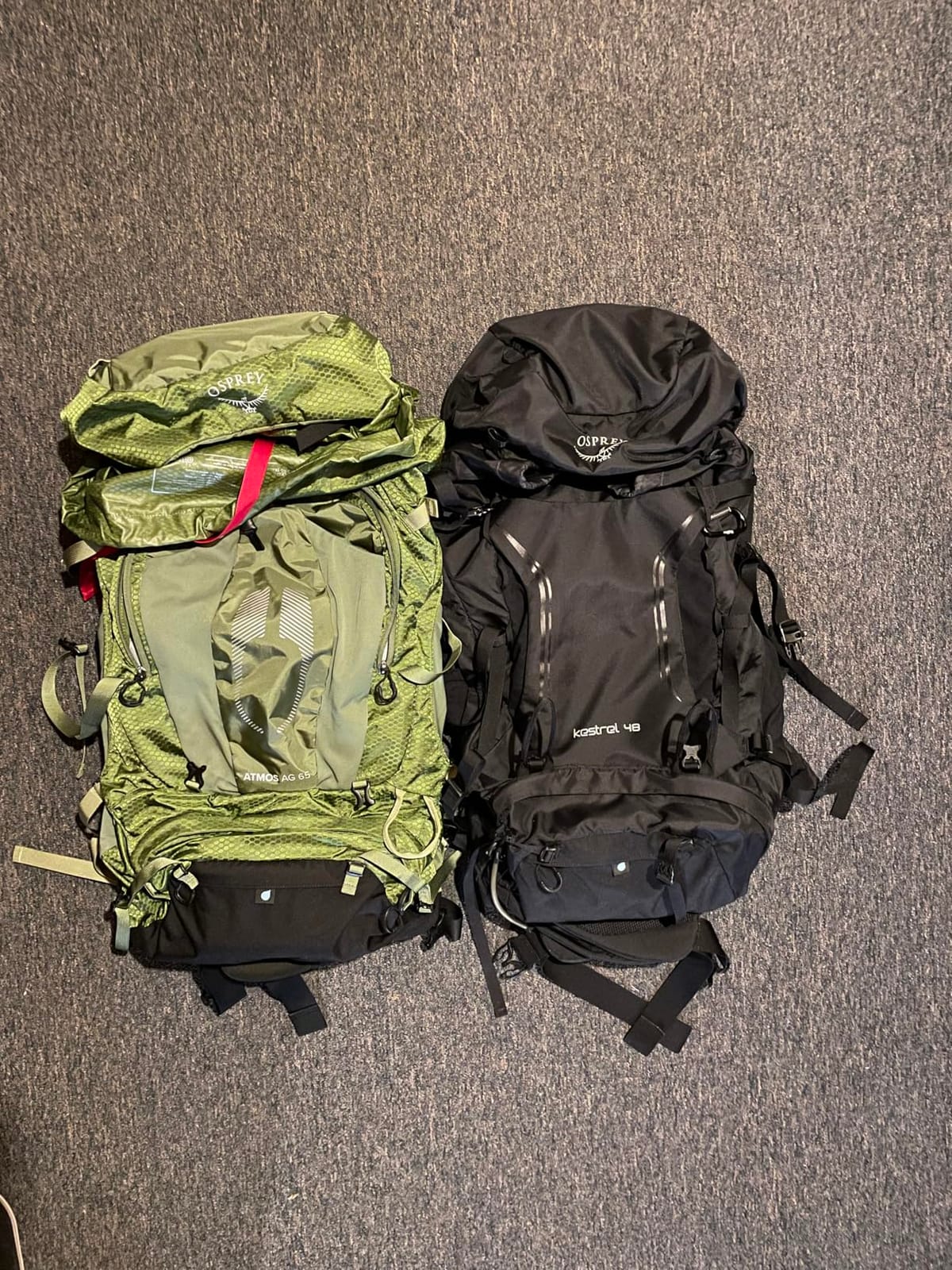 Osprey Atmos AG 65L Men's Backpacking Backpack, Black L-XL customer photo 2