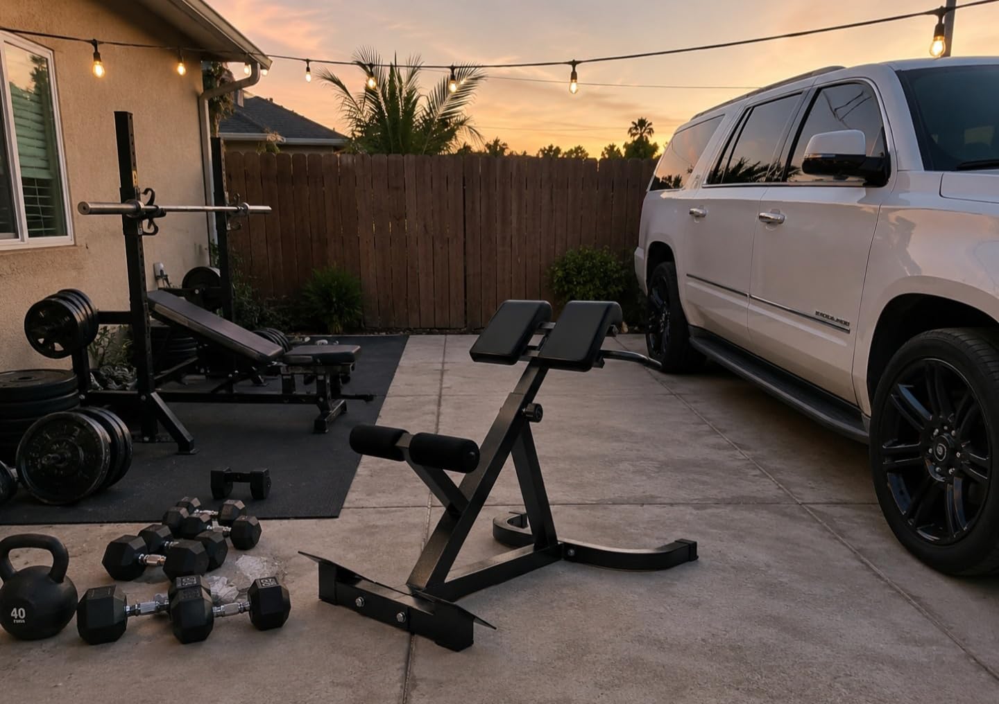 Roman Chair Back Extension Machine, Height & Angle Adjustable customer photo 1