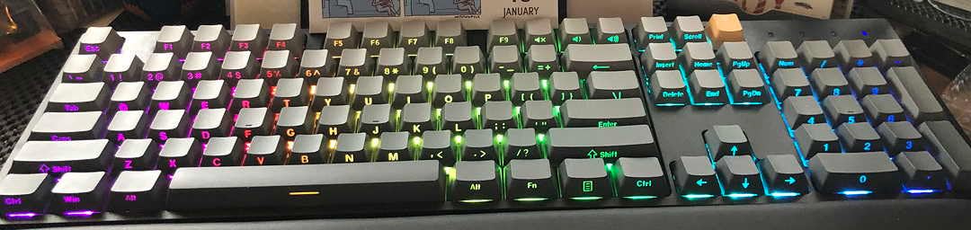 Keychron C2 Pro Wired Custom Mechanical Keyboard, Full-Size Hot-Swappable | QMK Programmable Macro, RGB Backlight, Tactile Brown Switches, Double-Shot PBT Keycaps, Mac Windows Linux Compatible customer photo 1