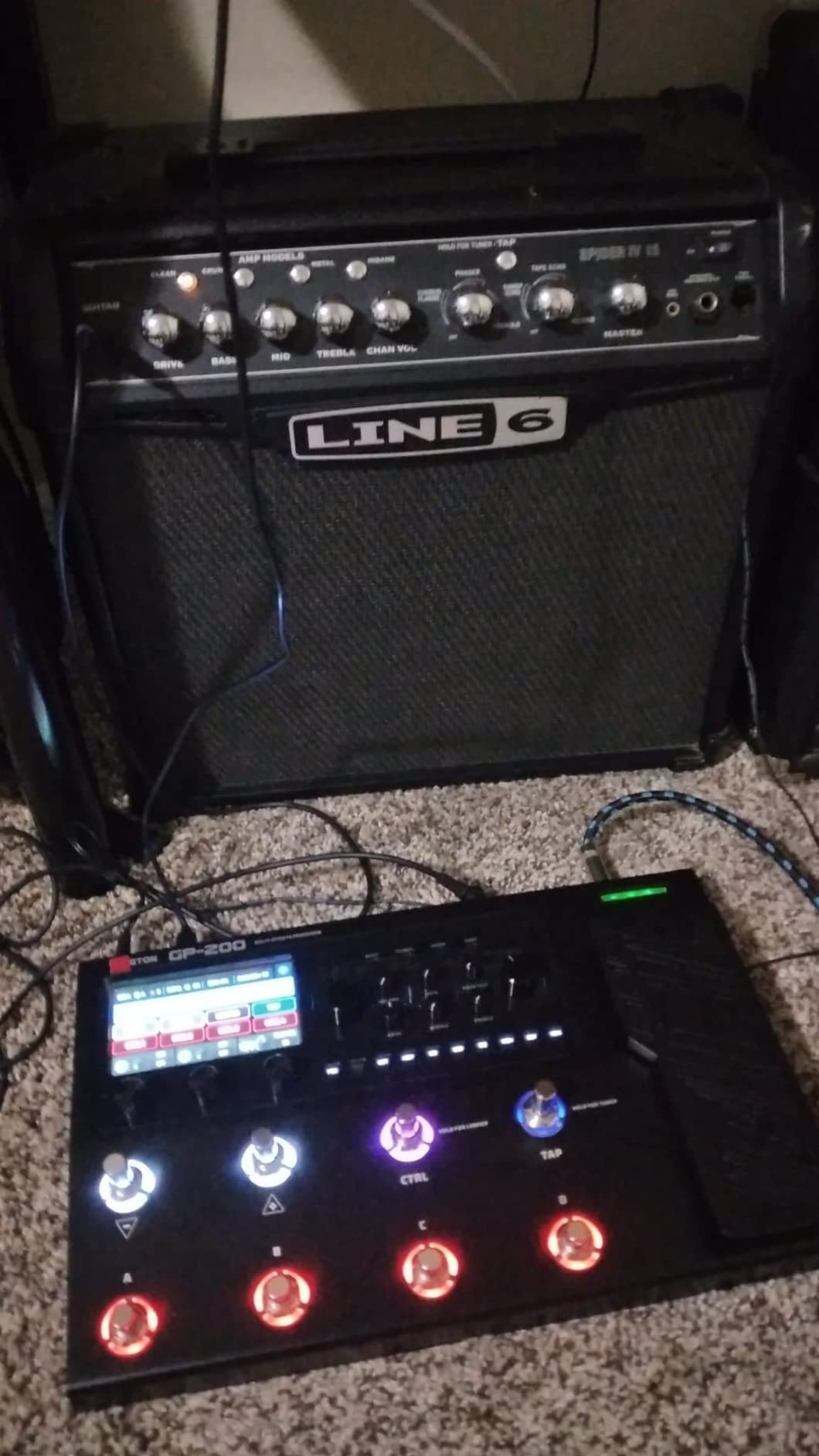 VALETON GP-200 Multi-Effects Guitar/Bass Pedal with Expression, FX Loop, MIDI, Amp Modeling, IR Cab Simulation, Stereo, USB Interface customer photo 1