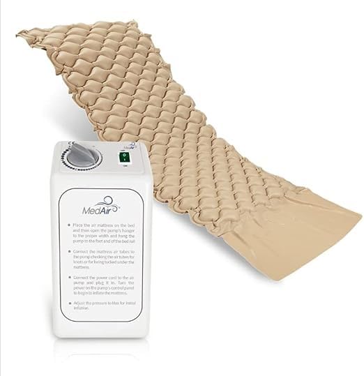 MedVance Premium Alternating Air Pressure Mattress Pad with Quiet Pump | Ultra Quiet Digital Pump - Alternating Pressure Relief System - Bed Sore Prevention & Recovery - Waterproof & Easy To Clean customer photo 2
