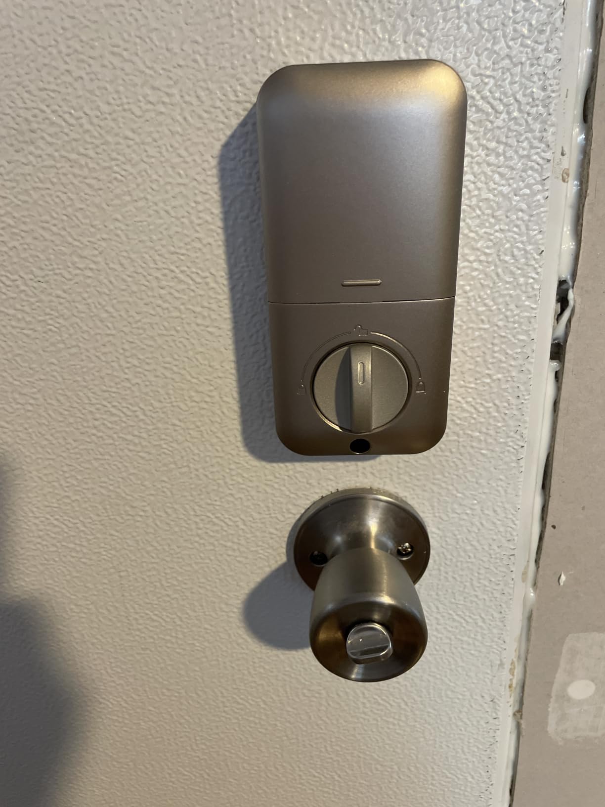 TEEHO TE001 Keyless Entry Deadbolt with Keypad for Front Door, Satin Nickel customer photo 2