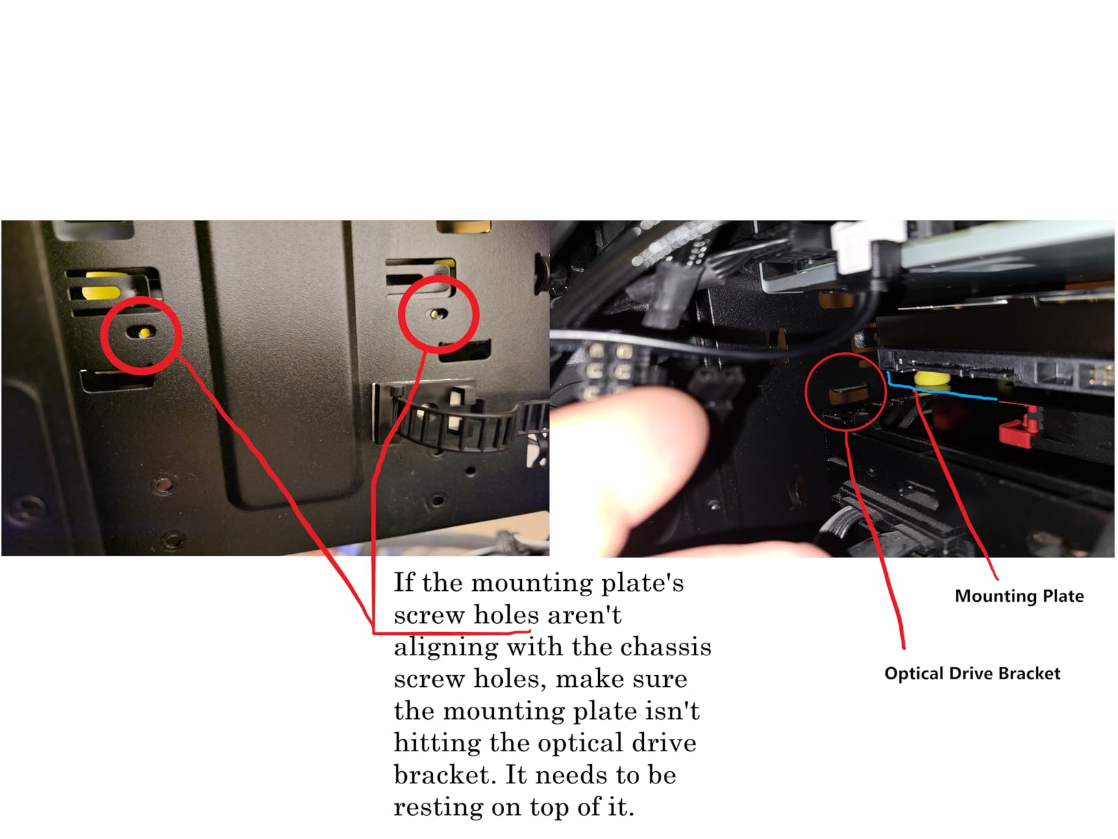 MEETOOT 3.5 inch Hard Disk Shock Absorber Bracket with Mounting Screws for PC Case 3.5 HDD to 5.25 DVD ROM Bay Mounting Adapter customer photo 2