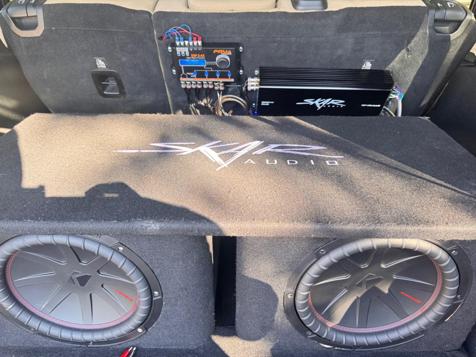 PRV AUDIO Car Audio DSP 2.4X Digital Crossover and Equalizer 4 Channel Full Digital Signal Audio Processor DSP with Sequencer Remote Relay customer photo 2
