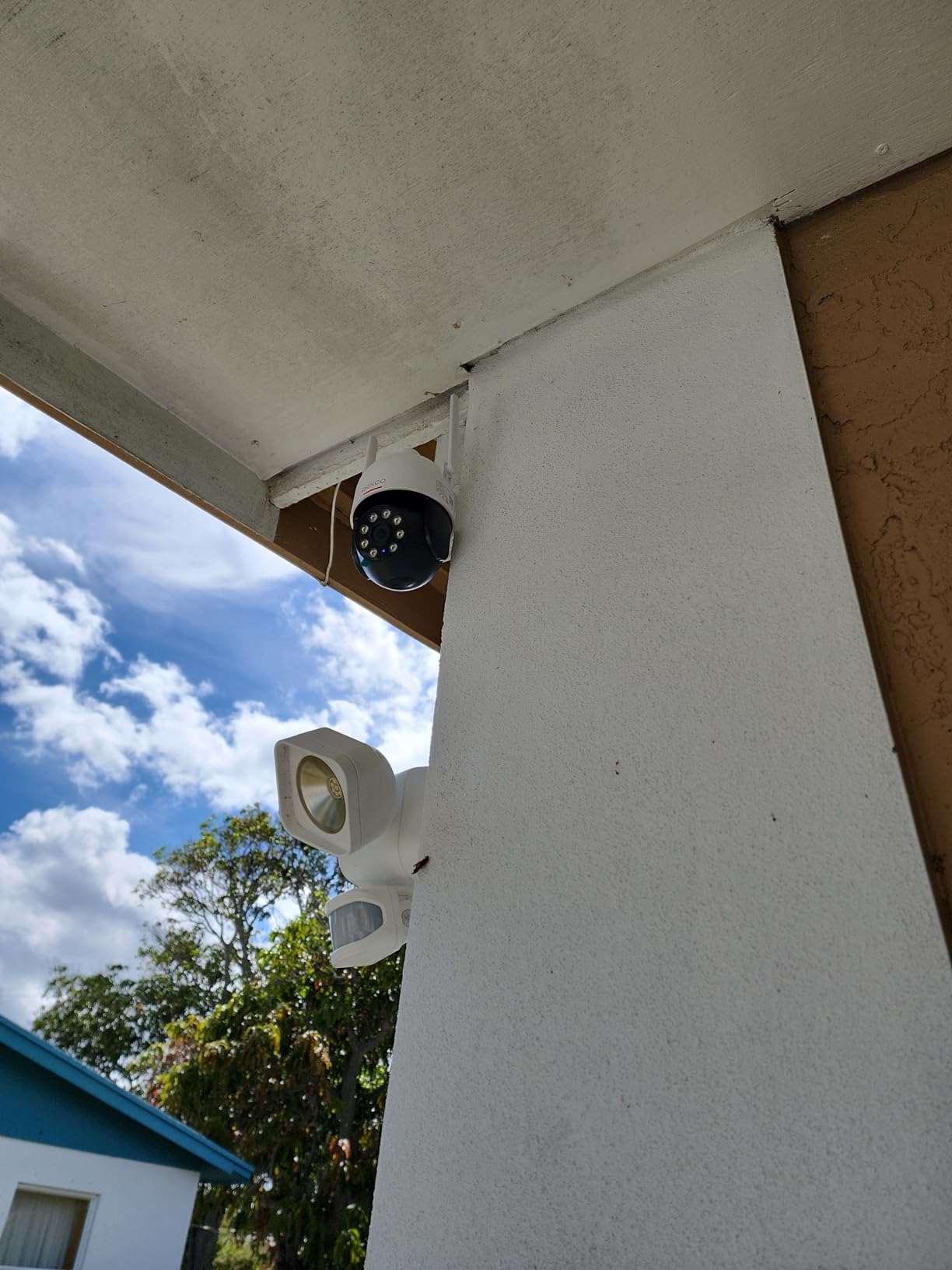 DEKCO 2K Outdoor WiFi Security Camera, Plug-in Pan-Tilt Dome, 2-Cam-Kit customer photo 1