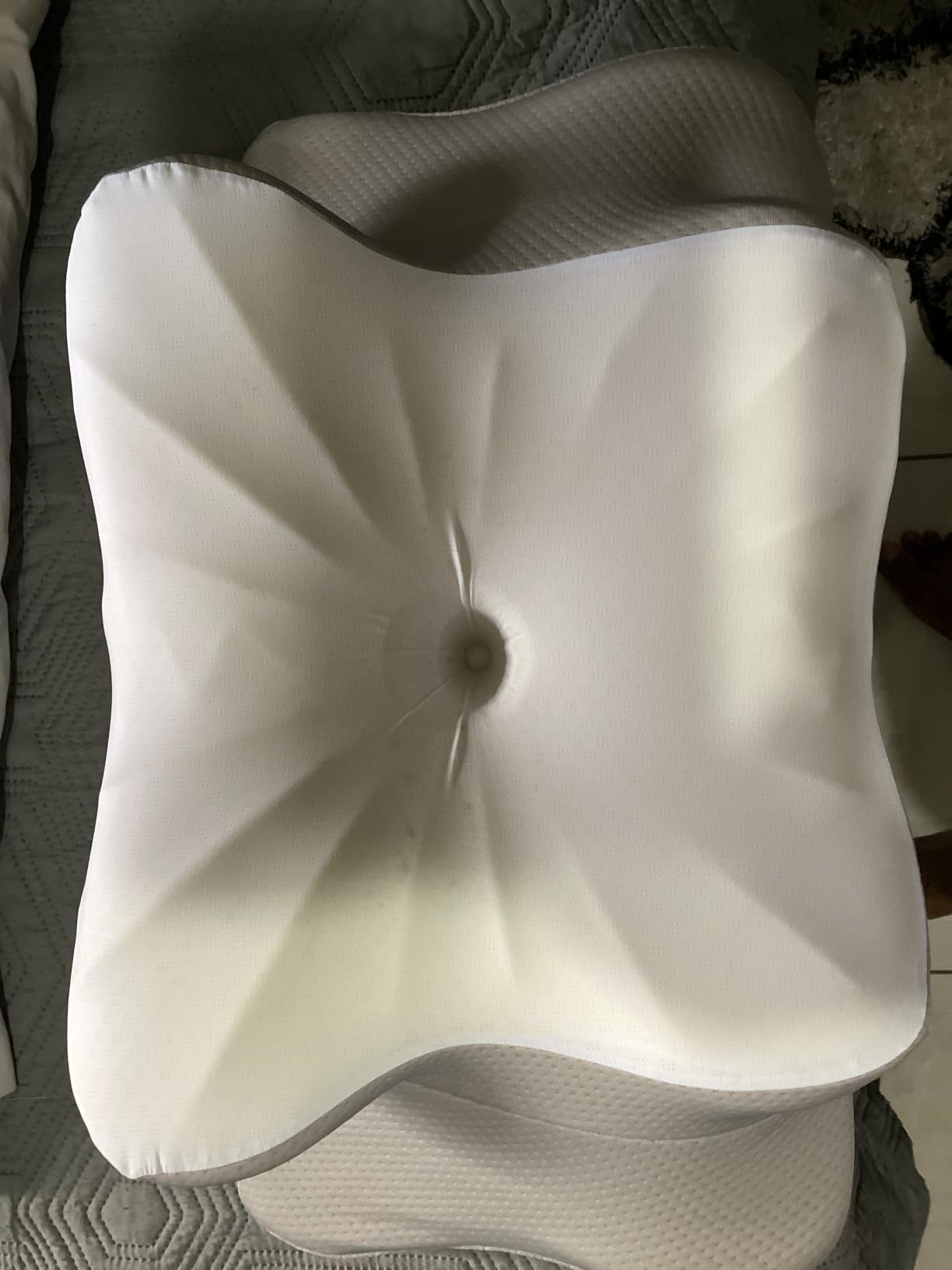 DONAMA Cervical Pillow for Neck and Shoulder Pain Relief, Cooling Contour Memory Foam Pillow, Dual-Height Ergonomic Neck Support Pillow for Side Back Stomach Sleepers with Removable Pillowcase customer photo 2