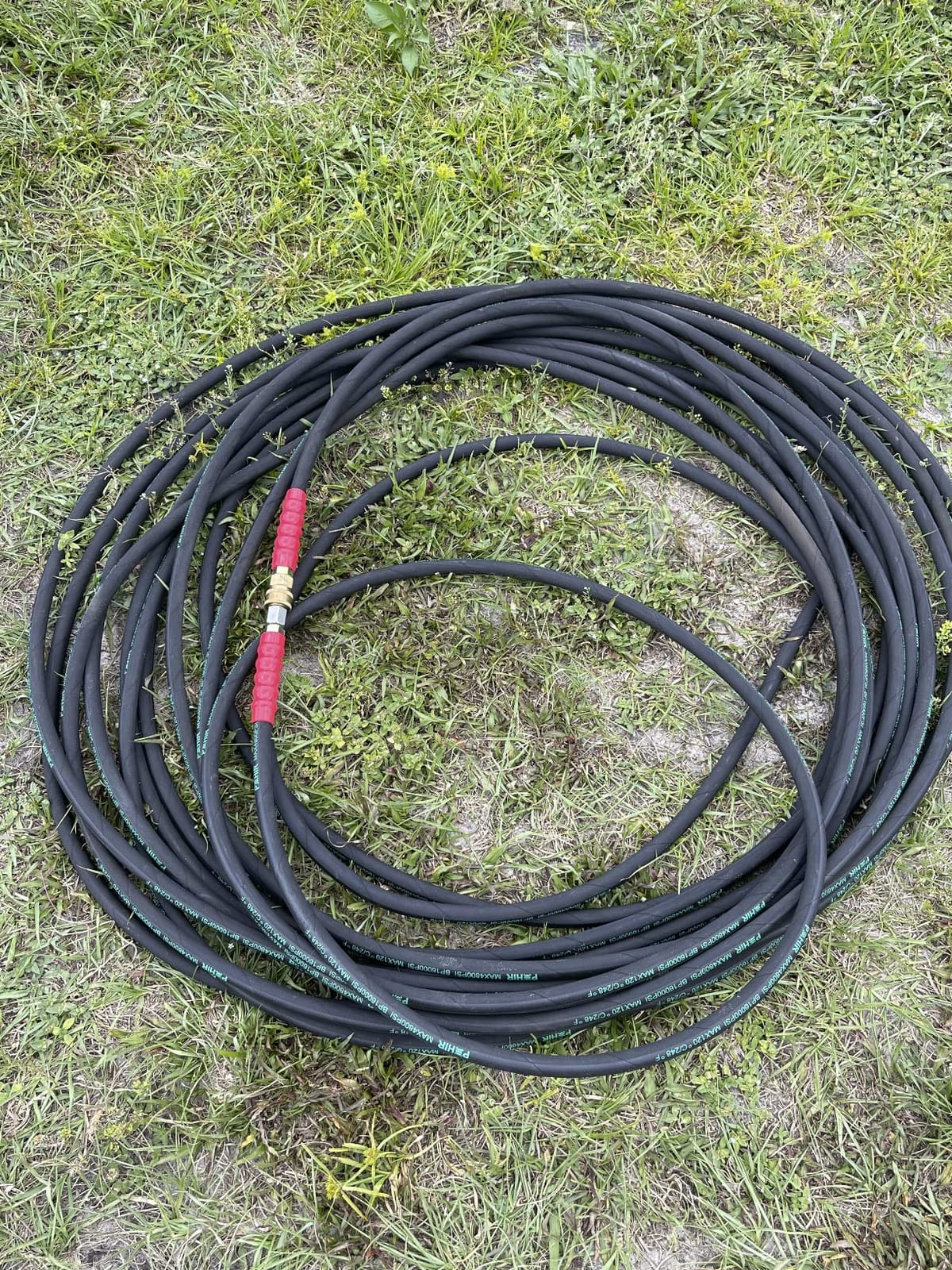 Pressure Washer Hose 25ft, 3/8’’ ID 4800PSI Power Washer Hose Non Tangle customer photo 2