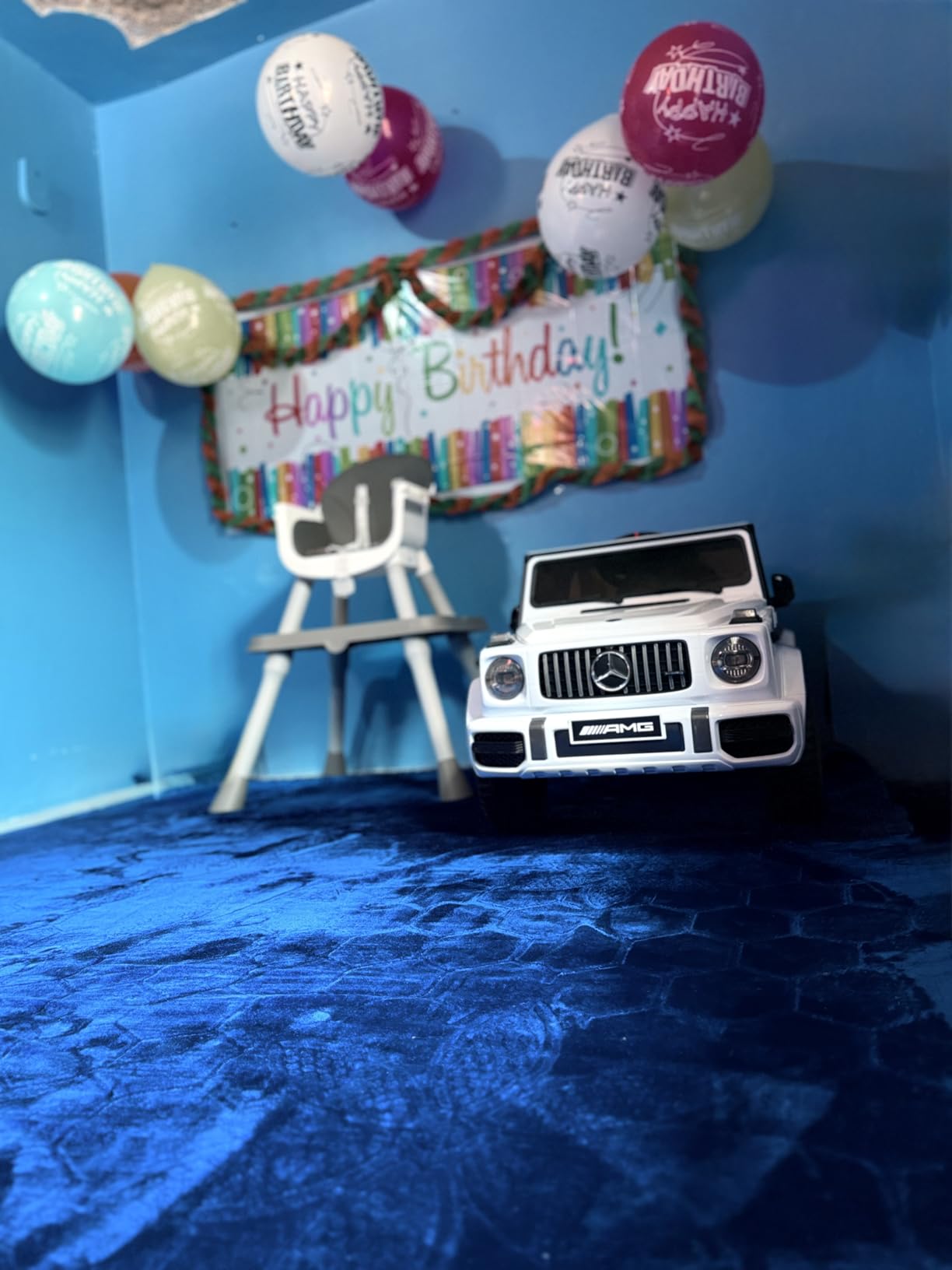 ANPABO 12V 7AH Licensed Mercedes-Benz G63 Electric Car for Kids, White customer photo 1