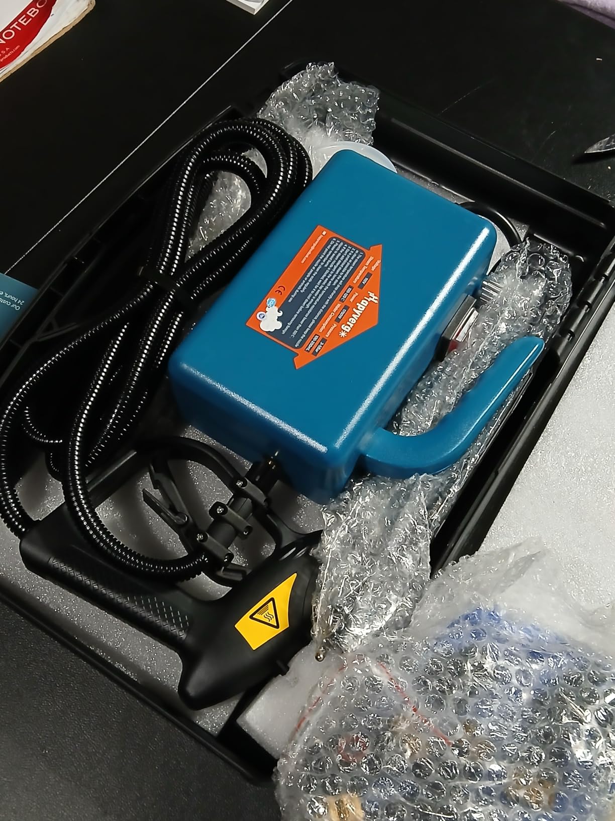 High Pressure Steam Cleaner - 1700W Handheld Steamer for Cleaning Grout Tile, Hand Held Portable Steam Pressure Washer for Car Auto 110V customer photo 2
