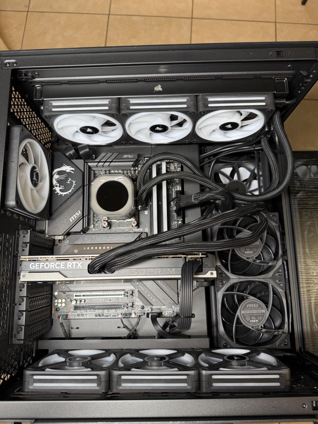MSI GeForce RTX 4090 SUPRIM Liquid X 24G Gaming Graphics Card - 24GB GDDR6X, 2625 MHz, PCI Express Gen 4, 384-bit, 3X DP v 1.4a, HDMI 2.1a customer photo 2