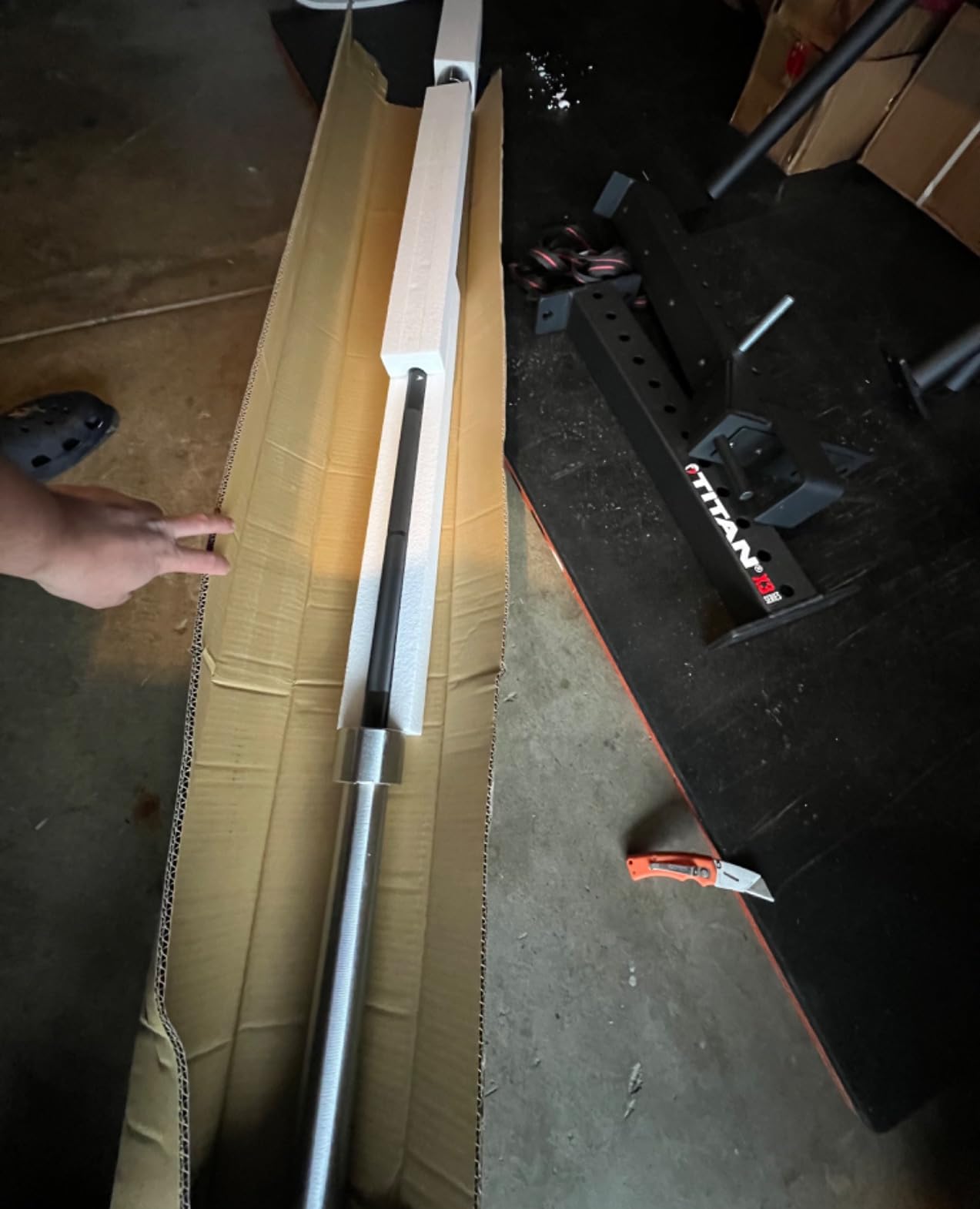 Cap Pro Series 7FT Olympic Barbell, Weightlifting Bar for Strength Training customer photo 2