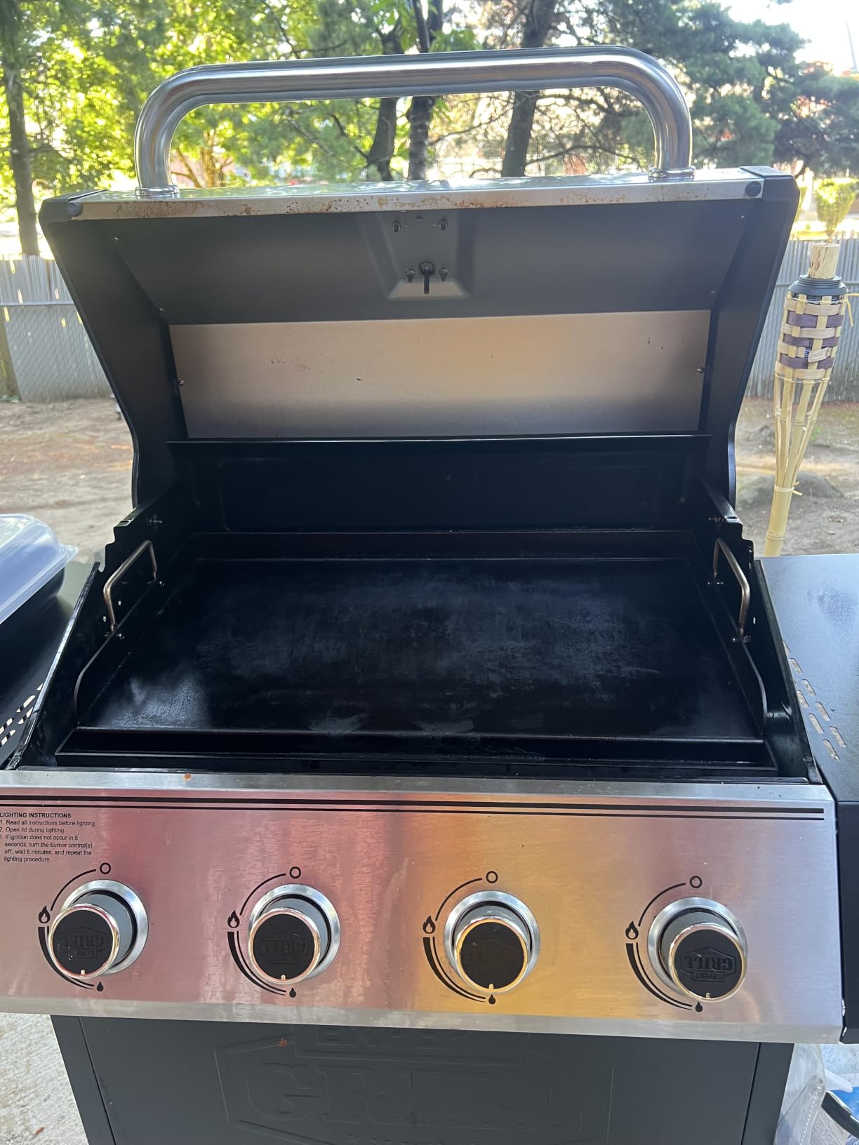 Utheer Cast Iron Griddle, Pre-Seasoned, Nonstick, 17 x 13 in Flat Top customer photo 2