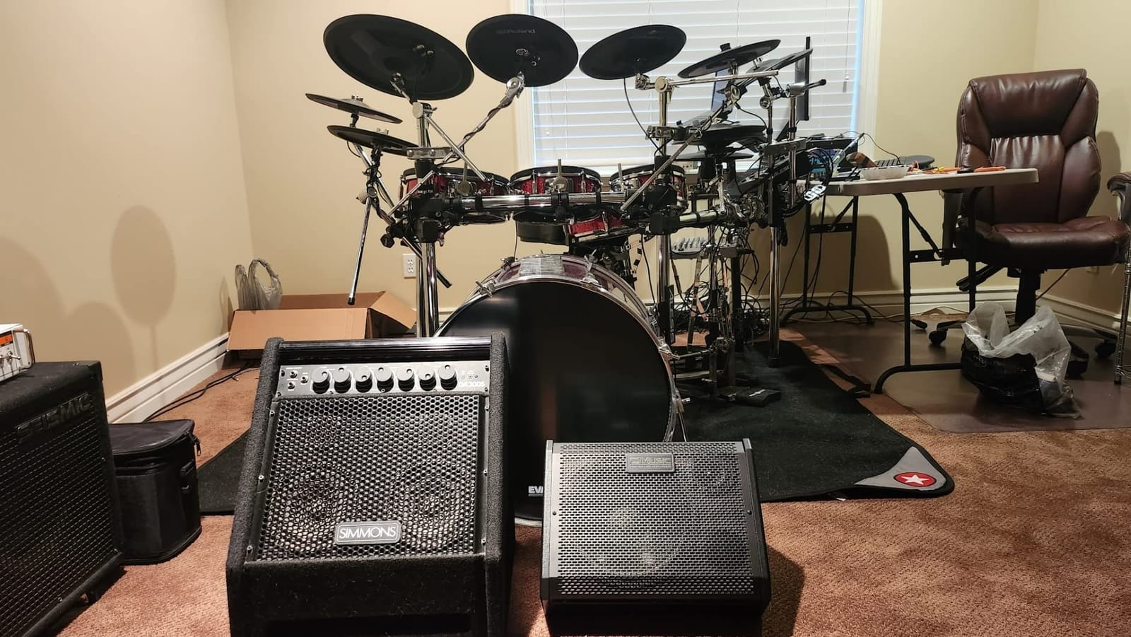 Coolmusic Electric Drum AMP 80-Watt Electronic Drum Amplifier DM80 Keyboard Speaker with Bluetooth, with 3-Year Warranty customer photo 1