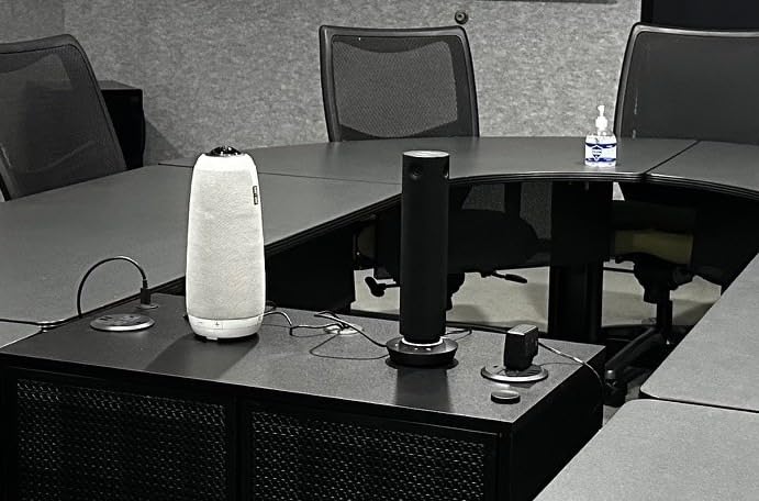 Owl Labs Meeting Owl 3 - 360° 1080p HD Conference Room Camera, AI-Driven Speaker-Tracking, 18-Foot Mic Pickup - Certified for Microsoft Teams - Works with Zoom, Google Meet - Plug & Play Setup customer photo 1