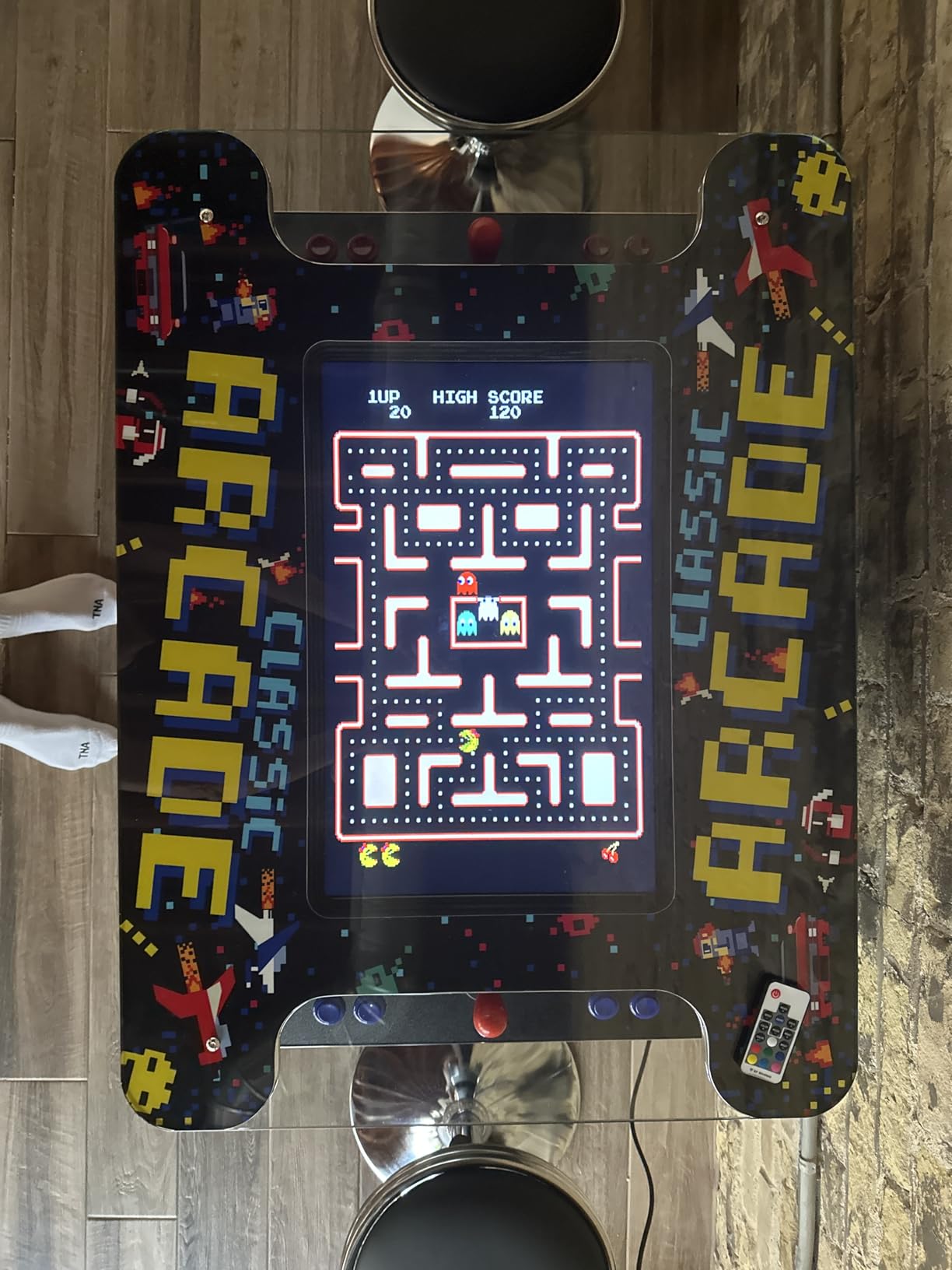 TOP US VIDEO ARCADES Full Size Commercial Grade Cocktail Arcade Machine 2 Player Retro 412 Games 22
