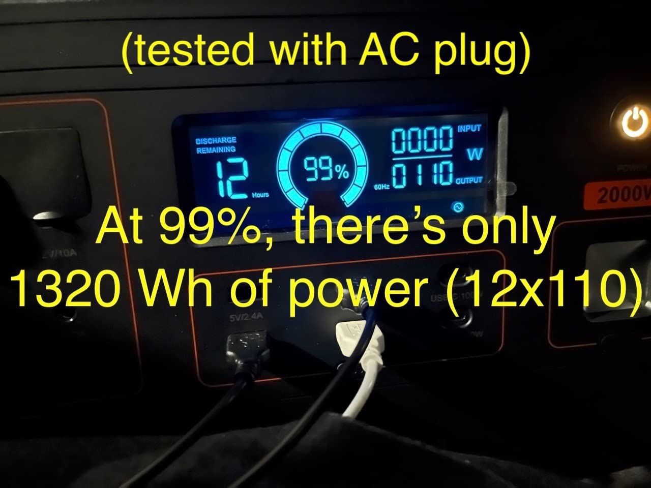 Portable Power Station 330W, GRECELL 230.88Wh Solar Generator customer photo 1