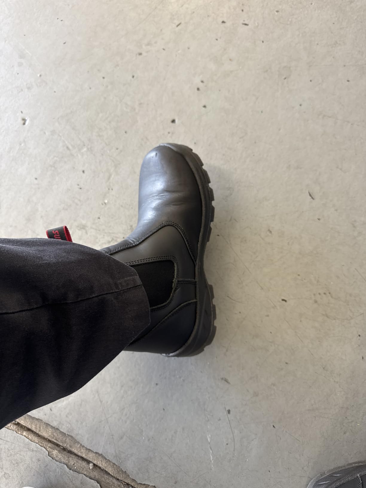 SUREWAY Men's Slip On Fire & Safety Work Boots Composite/Soft Toe customer photo 2