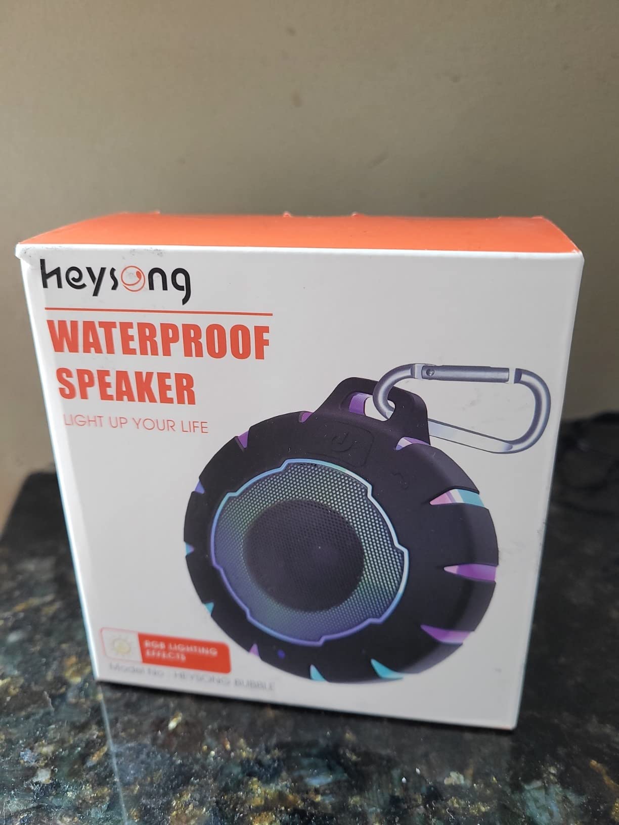 HEYSONG Waterproof Shower Bluetooth Speaker, Durable & Portable with Clear Sound, Ideal for Shower, Pool, Beach & Kayaking – Great Gift for All Ages customer photo 1