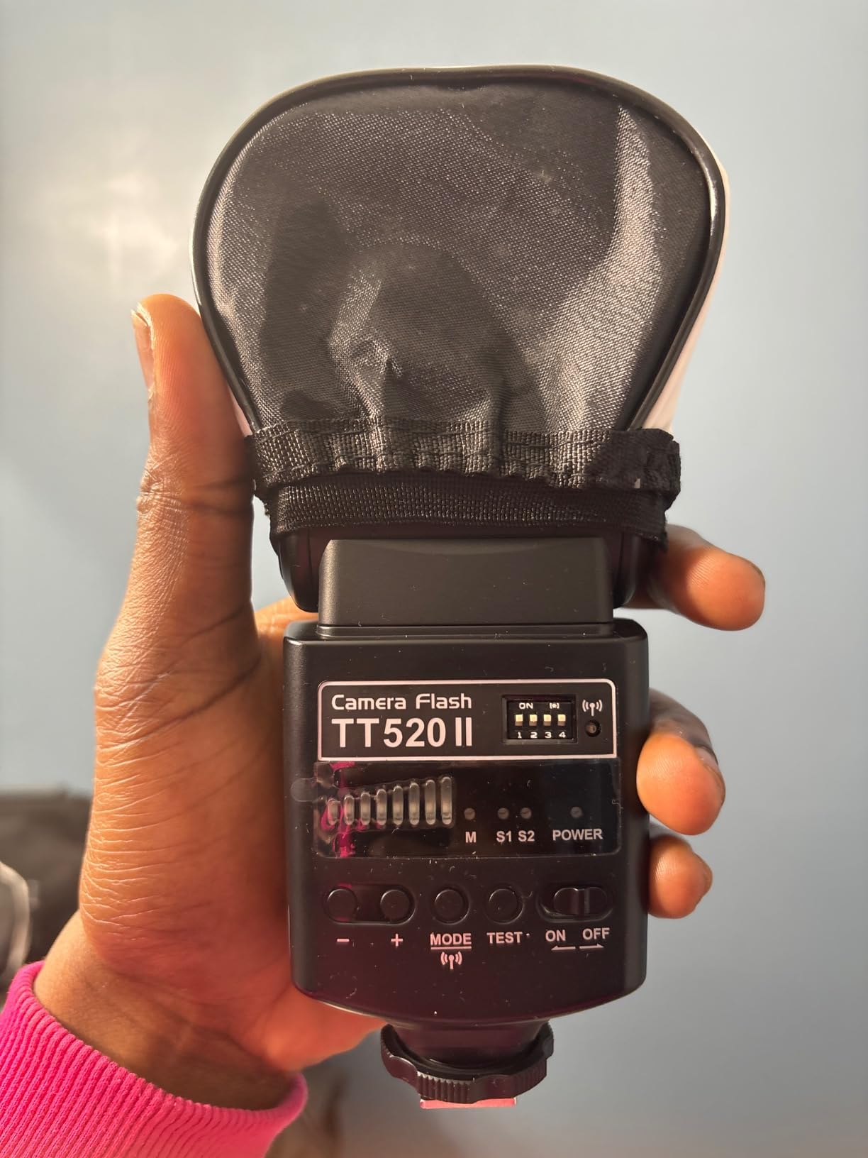 Godox TT520II Universal Hot Shoe Wireless Transmission Flash Speedlite customer photo 1