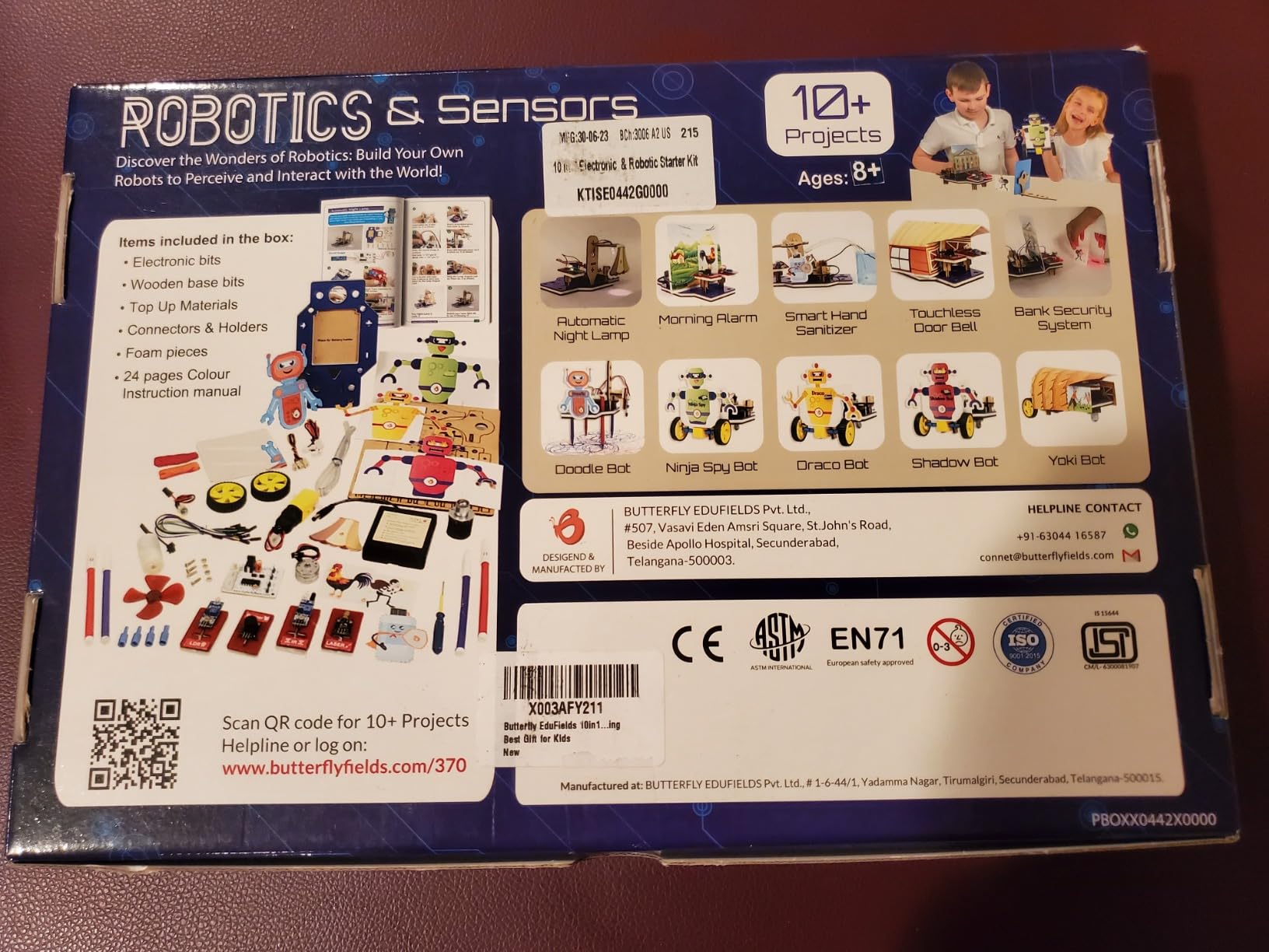 Butterfly EduFields 10in1 STEM Electronics Robotics Kit for Kids Ages 8-12 customer photo 1