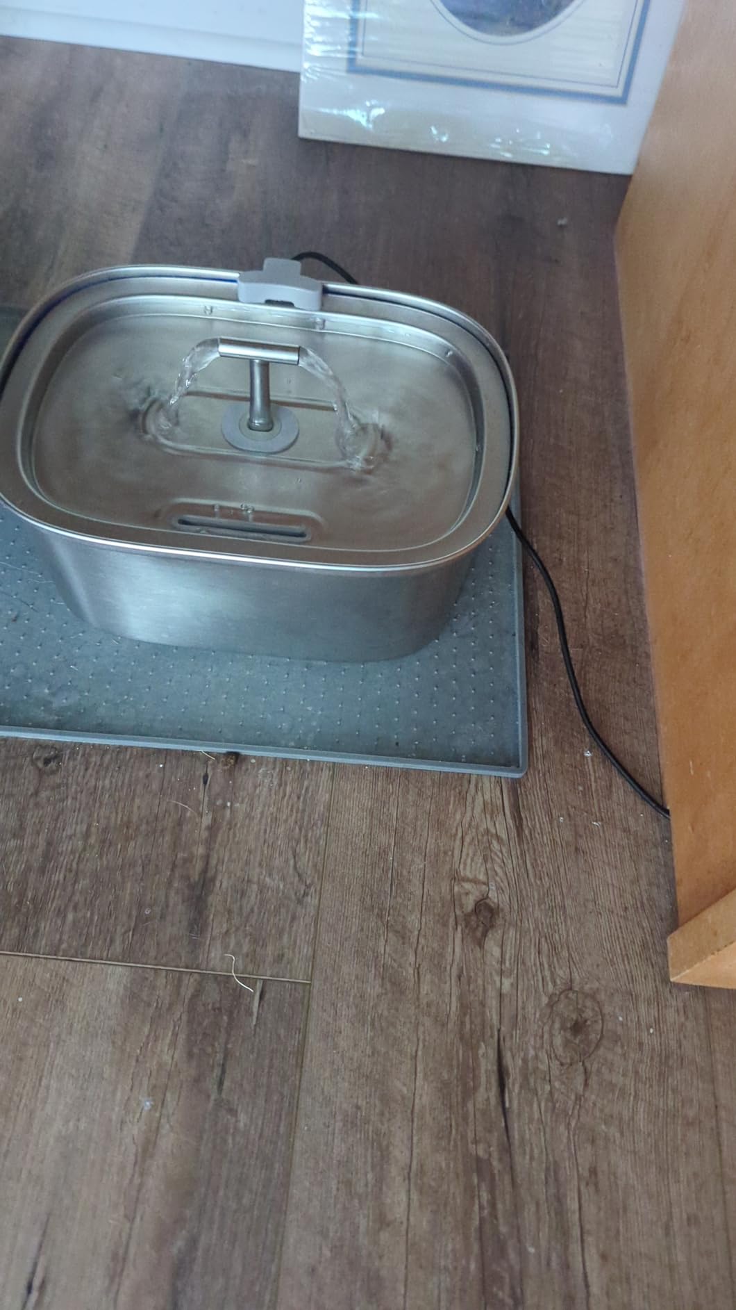 Cat Water Fountain Stainless Steel: Rellaty 3.2L/108oz Pet Water Fountain customer photo 2